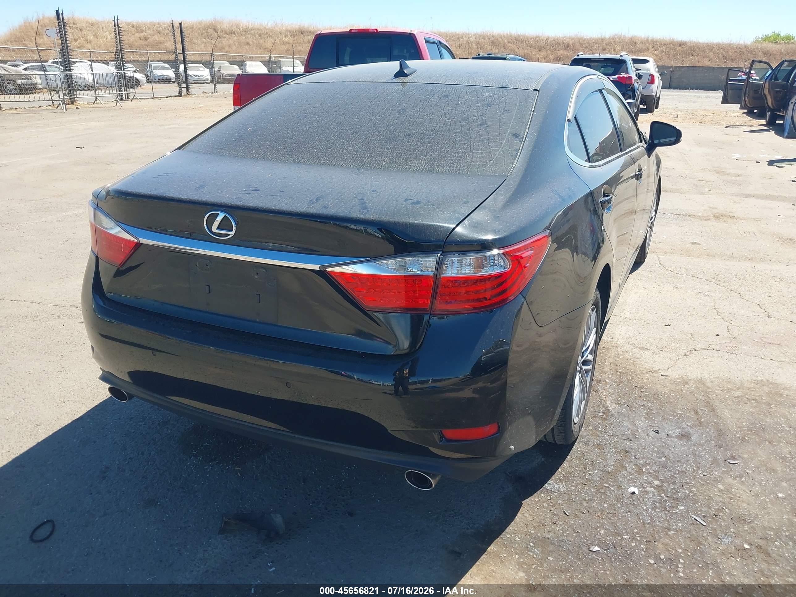 2014 Lexus Es 350   Black vin: JTHBK1GG8E2090066