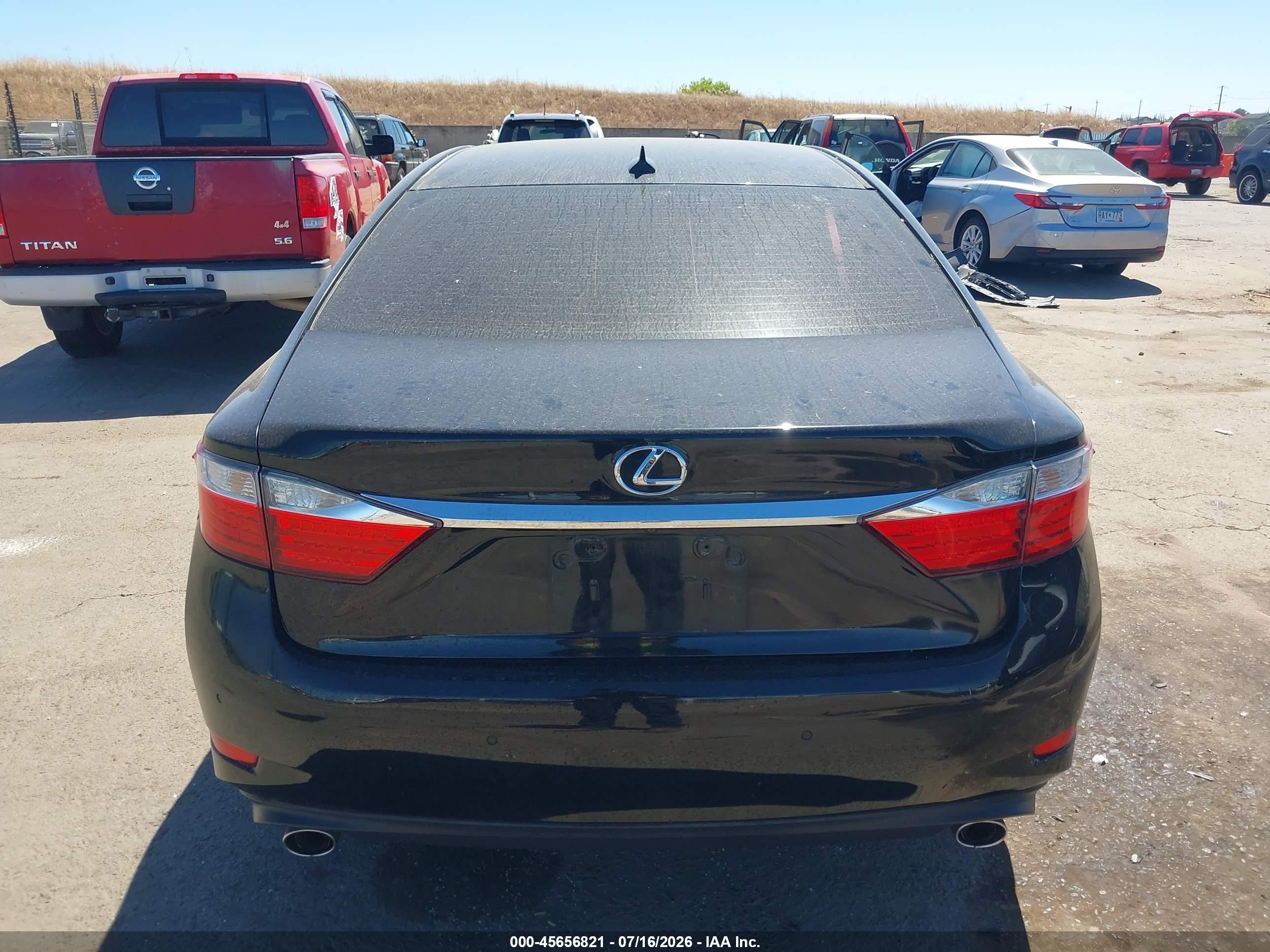2014 Lexus Es 350   Black vin: JTHBK1GG8E2090066
