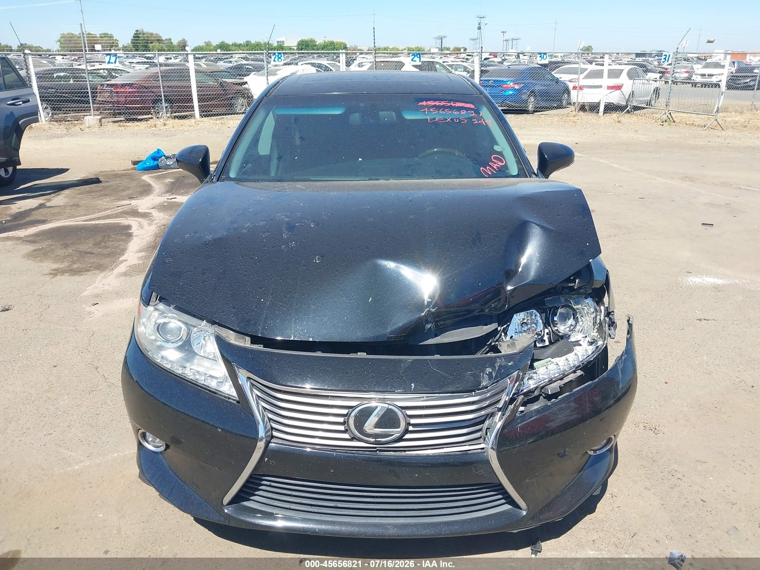 2014 Lexus Es 350   Black vin: JTHBK1GG8E2090066