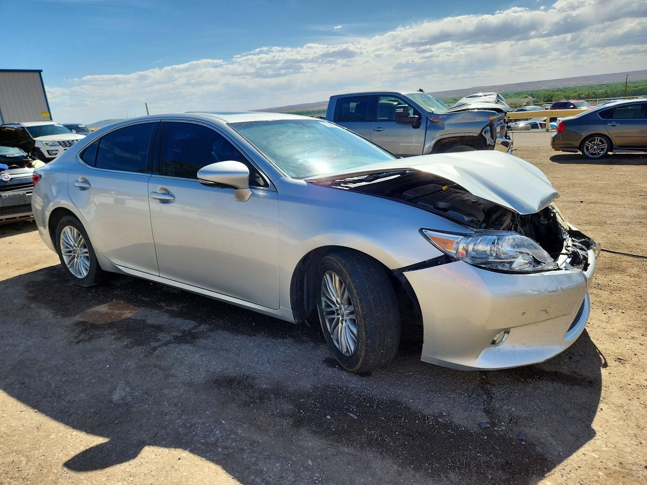 2014 Lexus Es 350 Silver vin: JTHBK1GG8E2101003