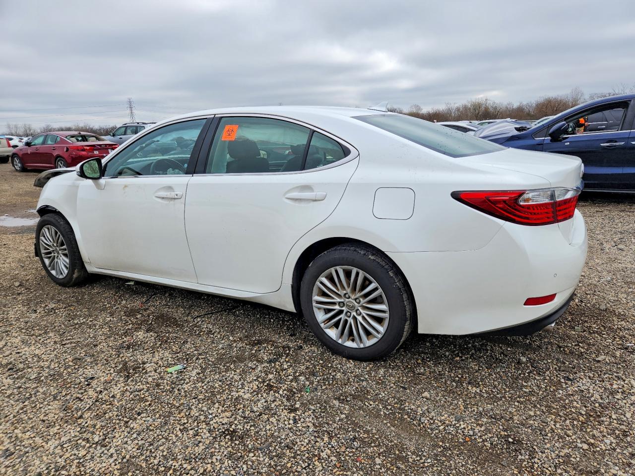 2014 Lexus Es 350 Base White vin: JTHBK1GG8E2110459