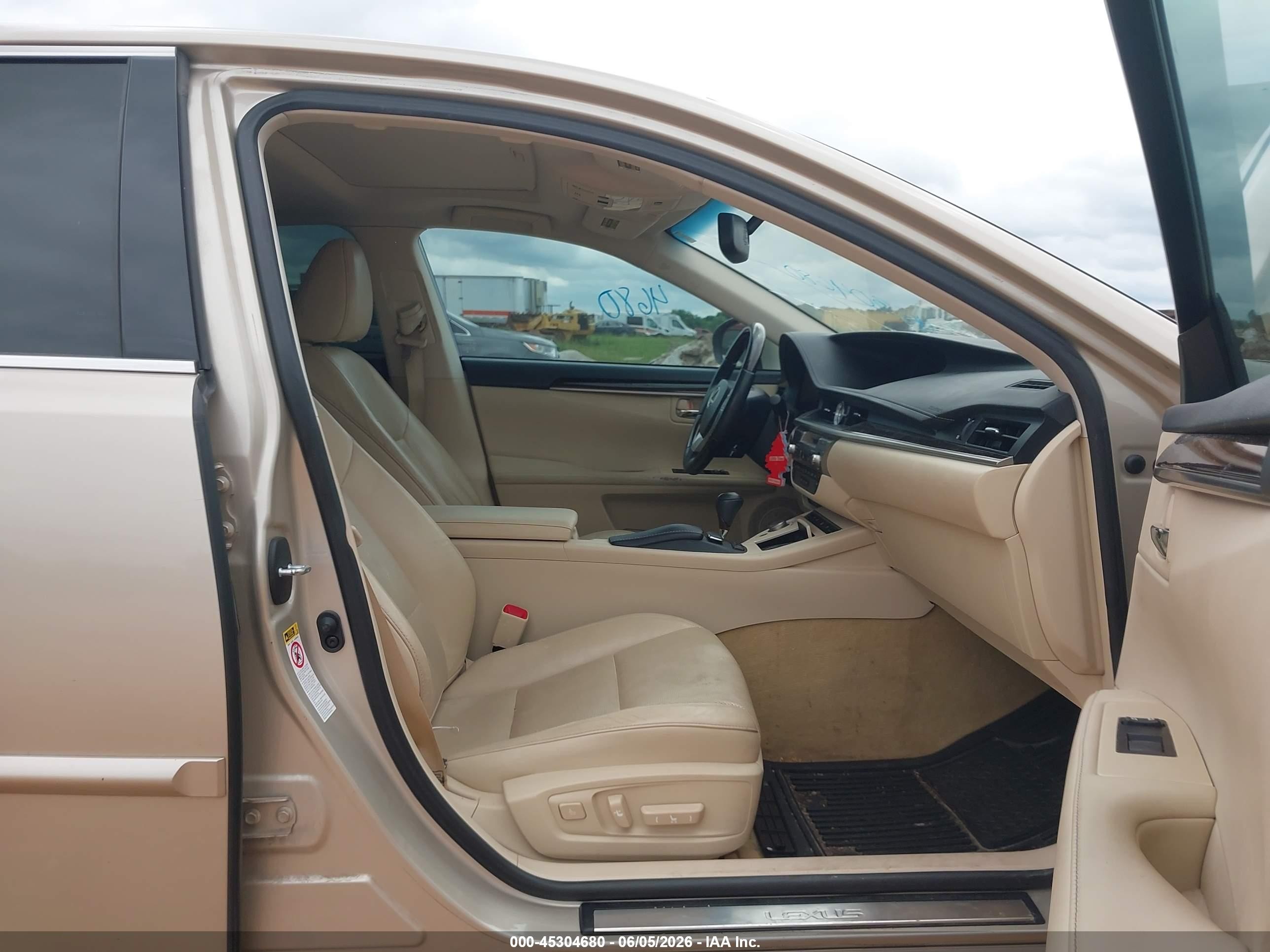 2014 Lexus Es 350   Cream vin: JTHBK1GG8E2113541