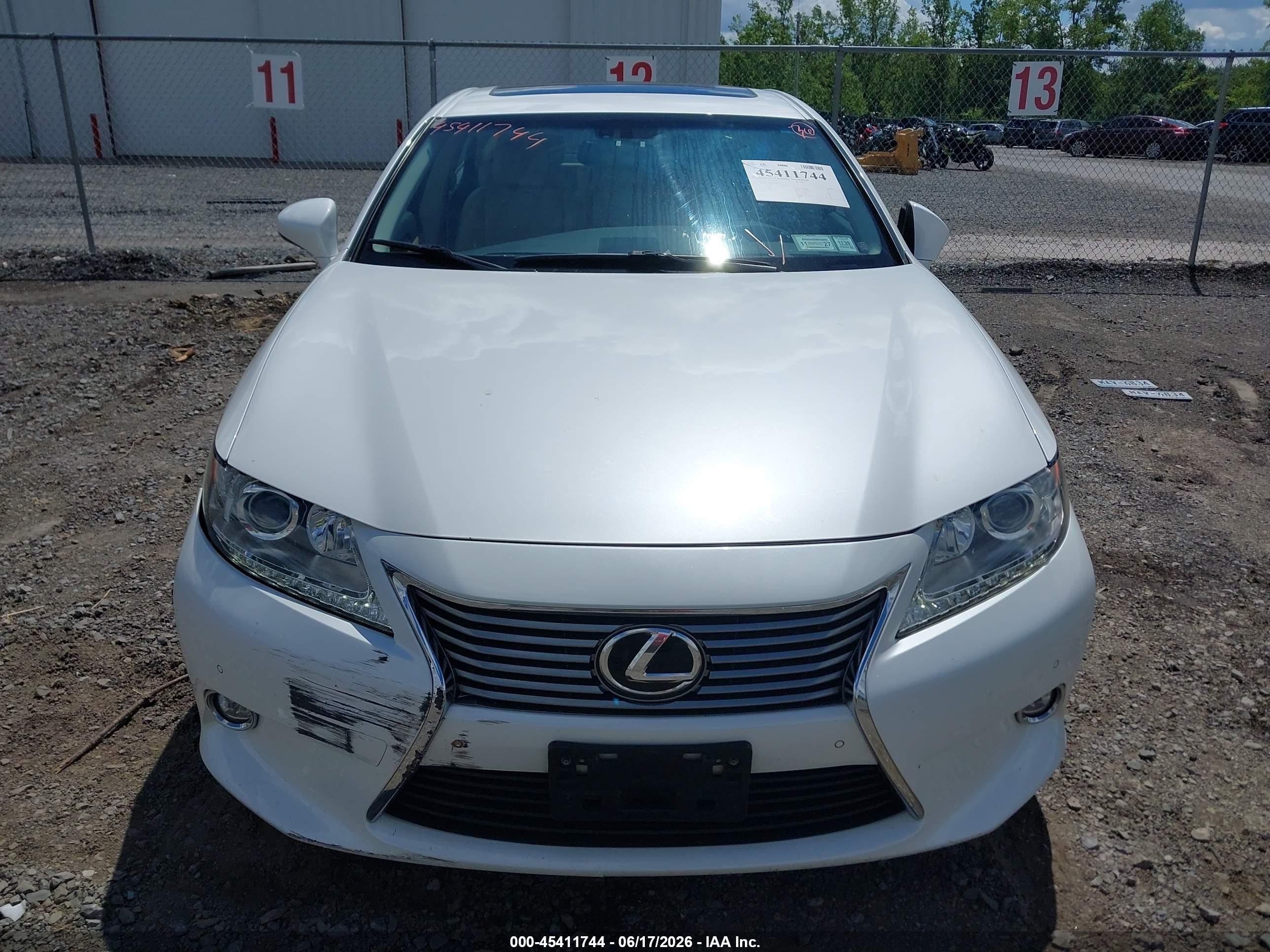 2014 Lexus Es 350   Белый vin: JTHBK1GG8E2120019