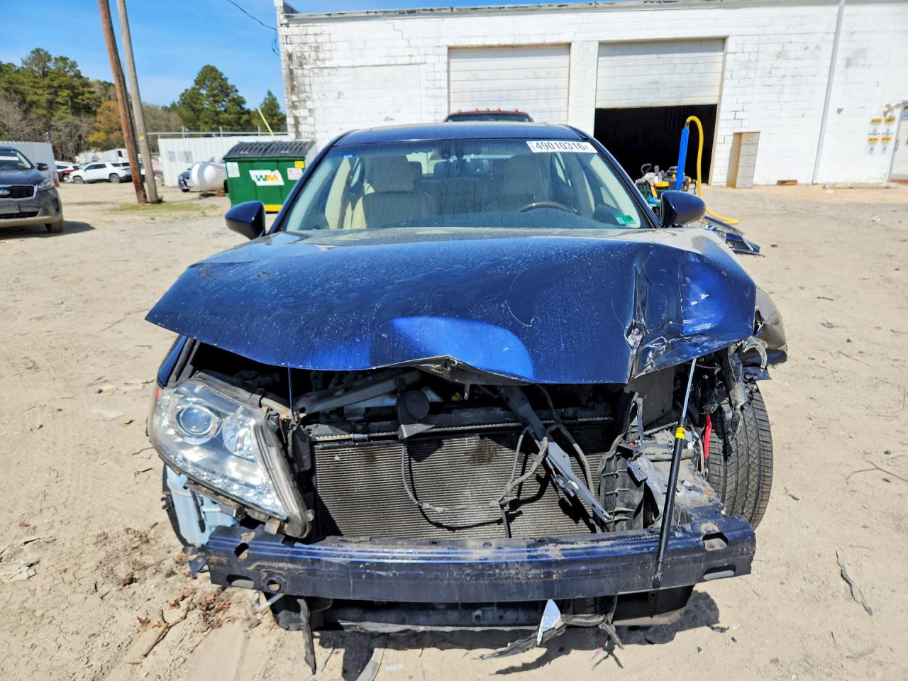 2014 Lexus Es 350 Base Blue vin: JTHBK1GG8E2124331