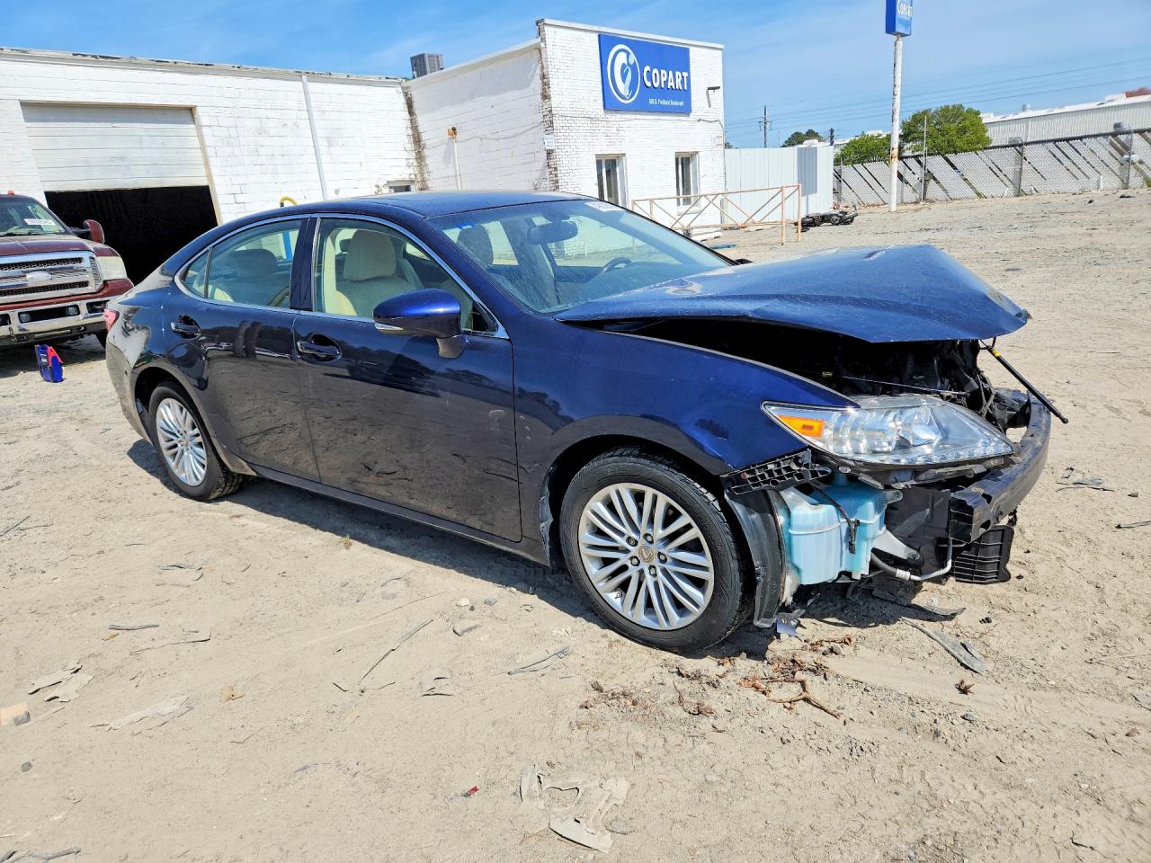 2014 Lexus Es 350 Base Blue vin: JTHBK1GG8E2124331