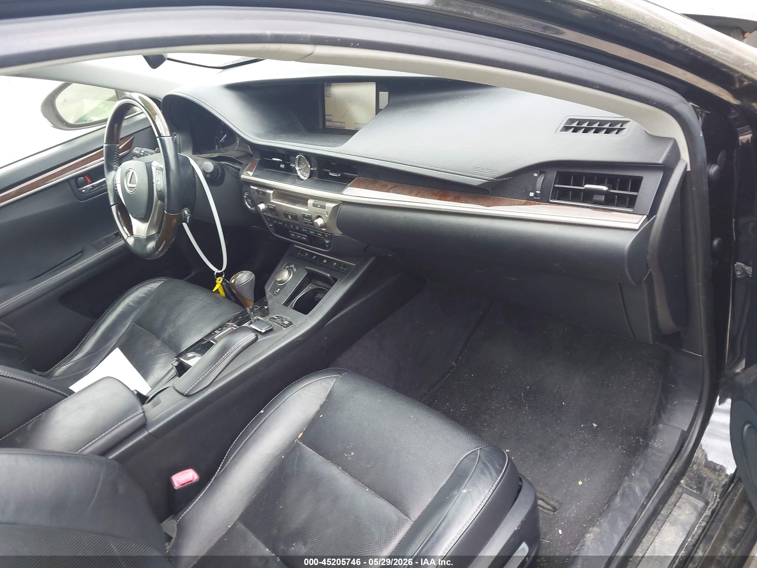 2014 Lexus Es 350   Black vin: JTHBK1GG8E2138228