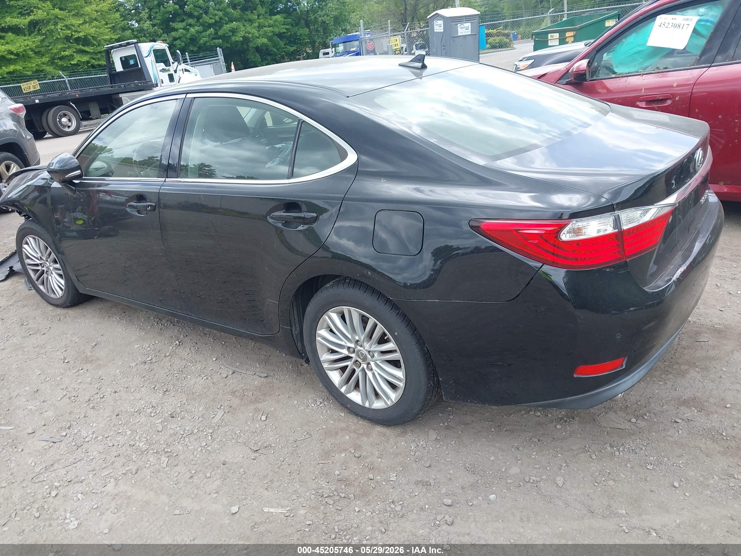 2014 Lexus Es 350   Black vin: JTHBK1GG8E2138228