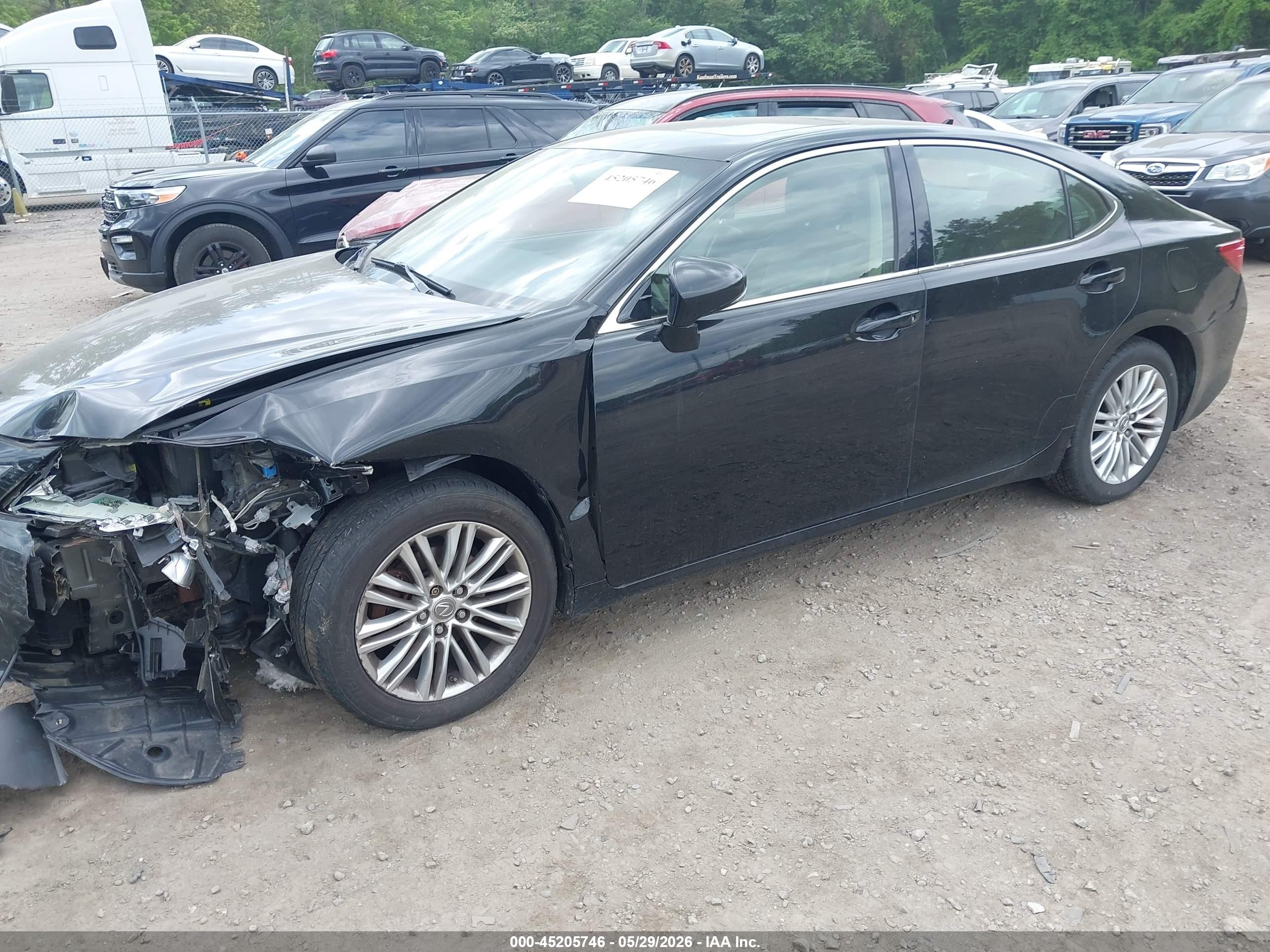 2014 Lexus Es 350   Black vin: JTHBK1GG8E2138228