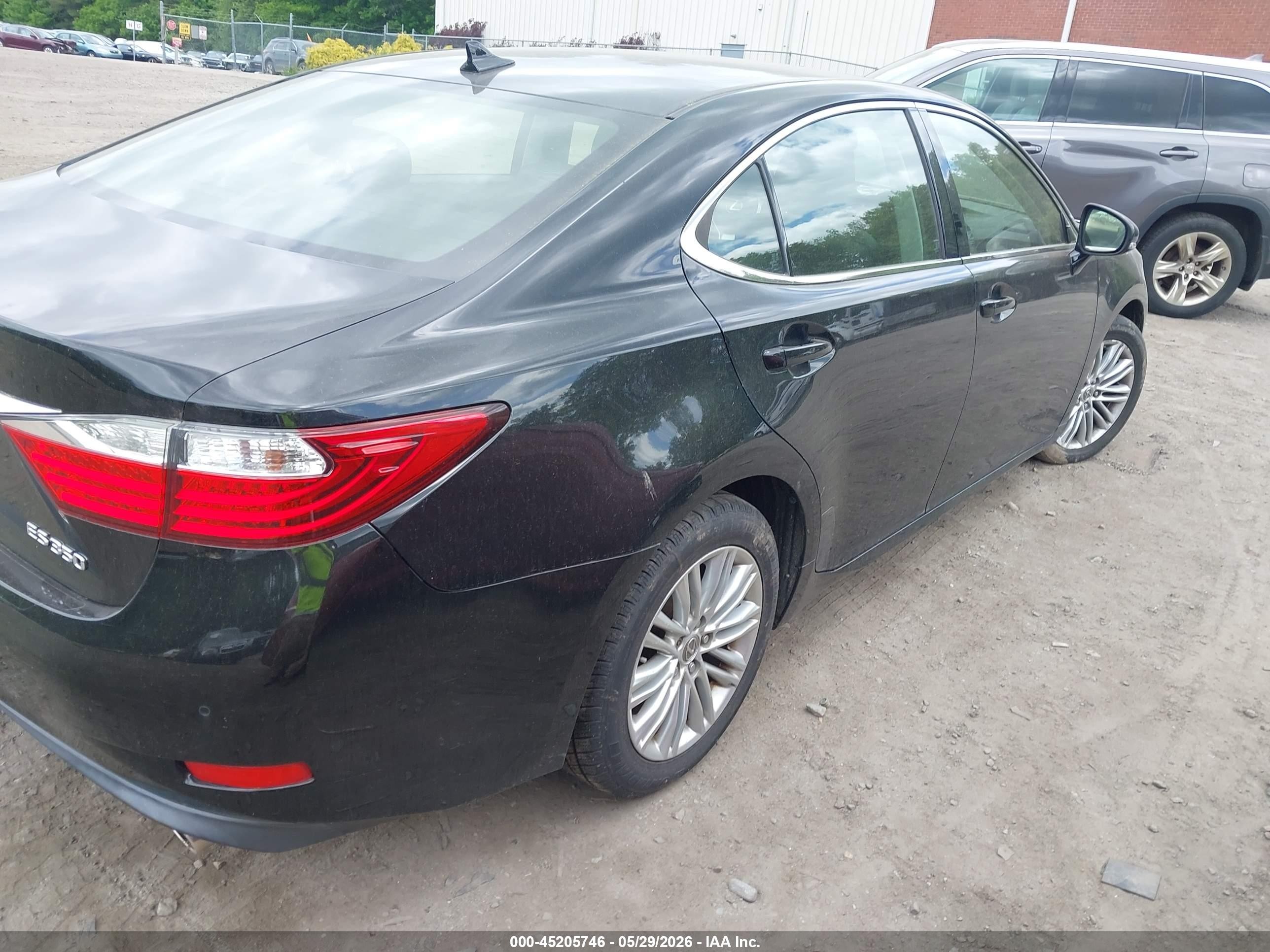 2014 Lexus Es 350   Black vin: JTHBK1GG8E2138228
