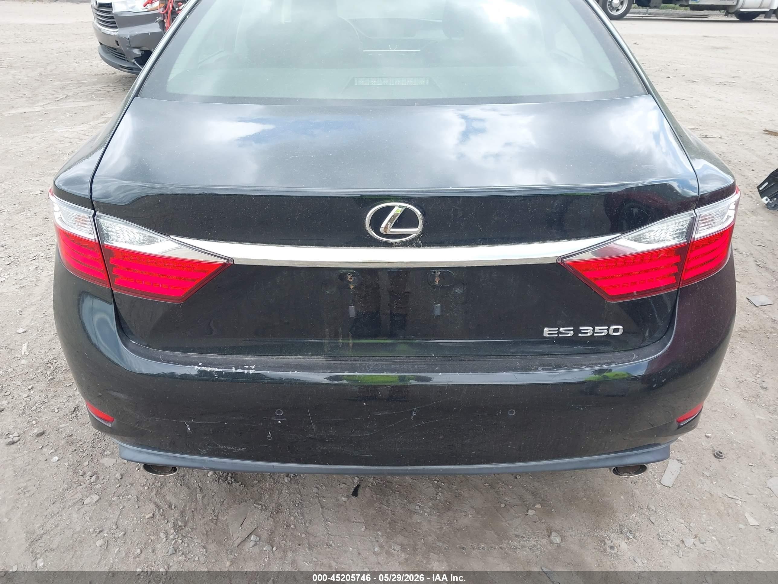 2014 Lexus Es 350   Black vin: JTHBK1GG8E2138228