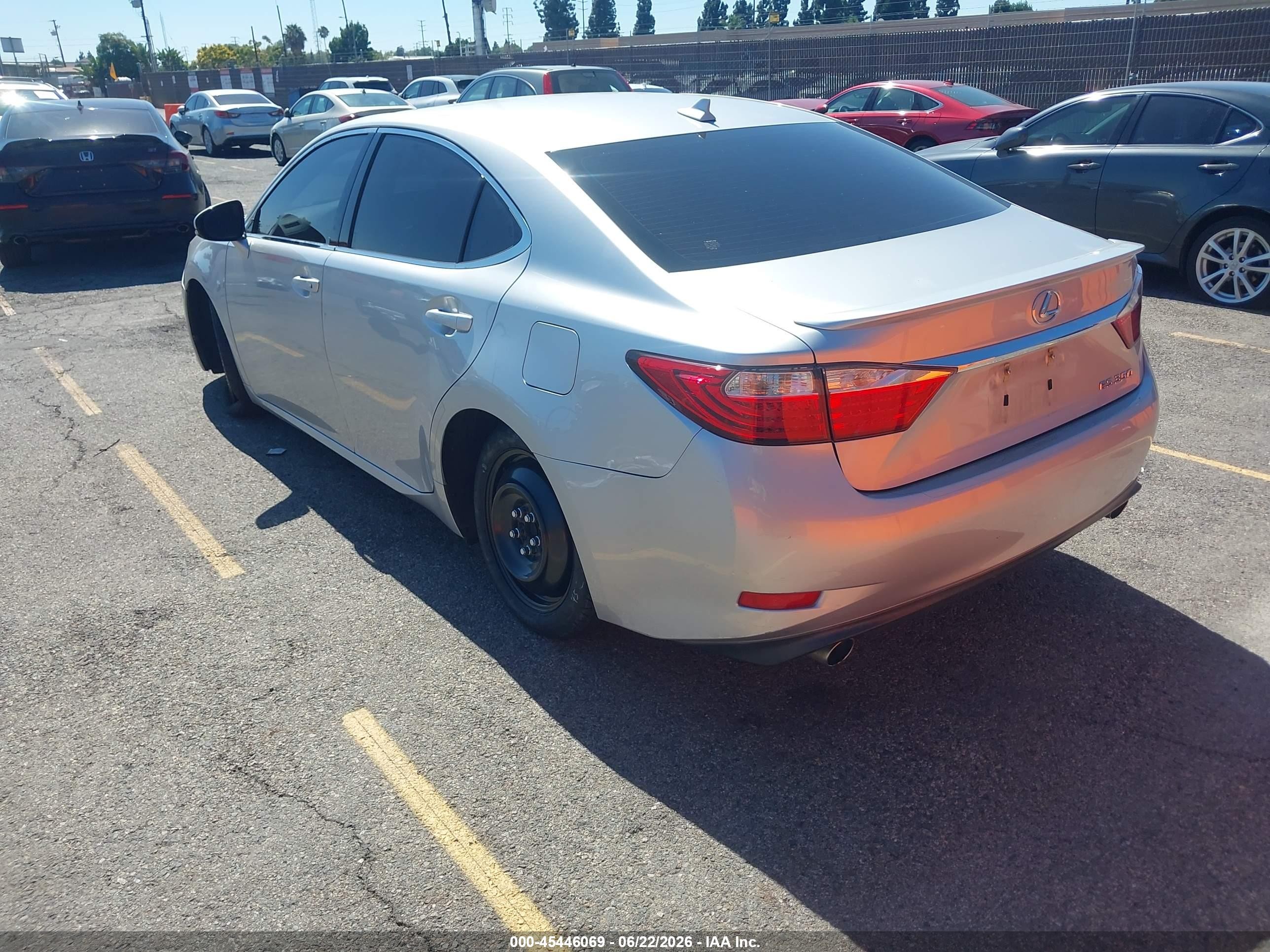 2014 Lexus Es 350 Silver vin: JTHBK1GG8E2140867