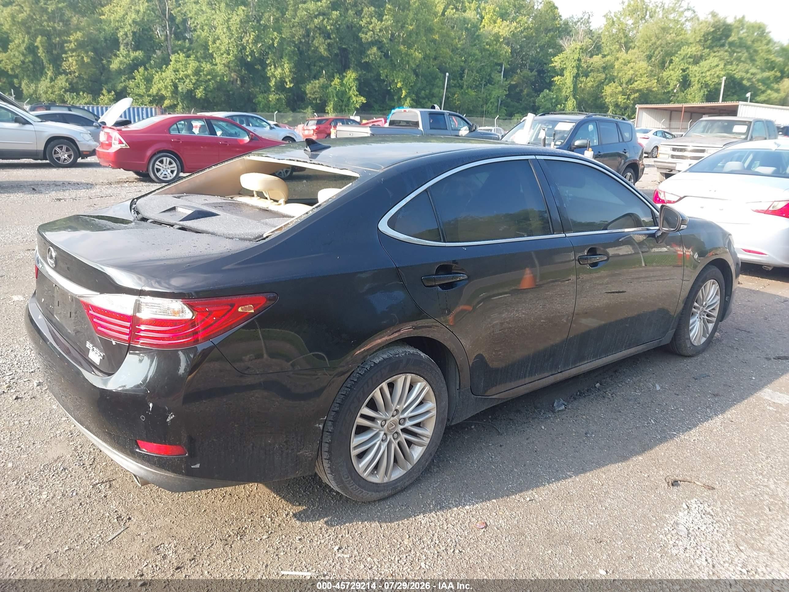 2014 Lexus Es 350 Черный vin: JTHBK1GG8E2145177