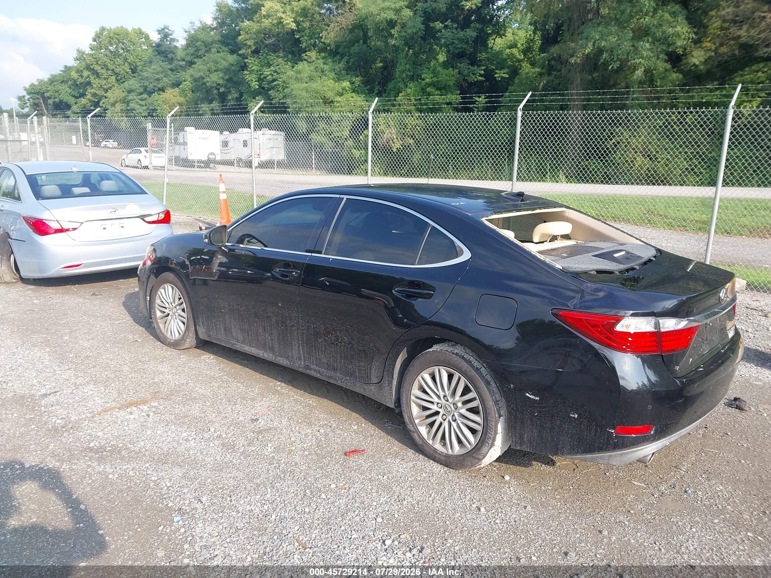 2014 Lexus Es 350 Черный vin: JTHBK1GG8E2145177