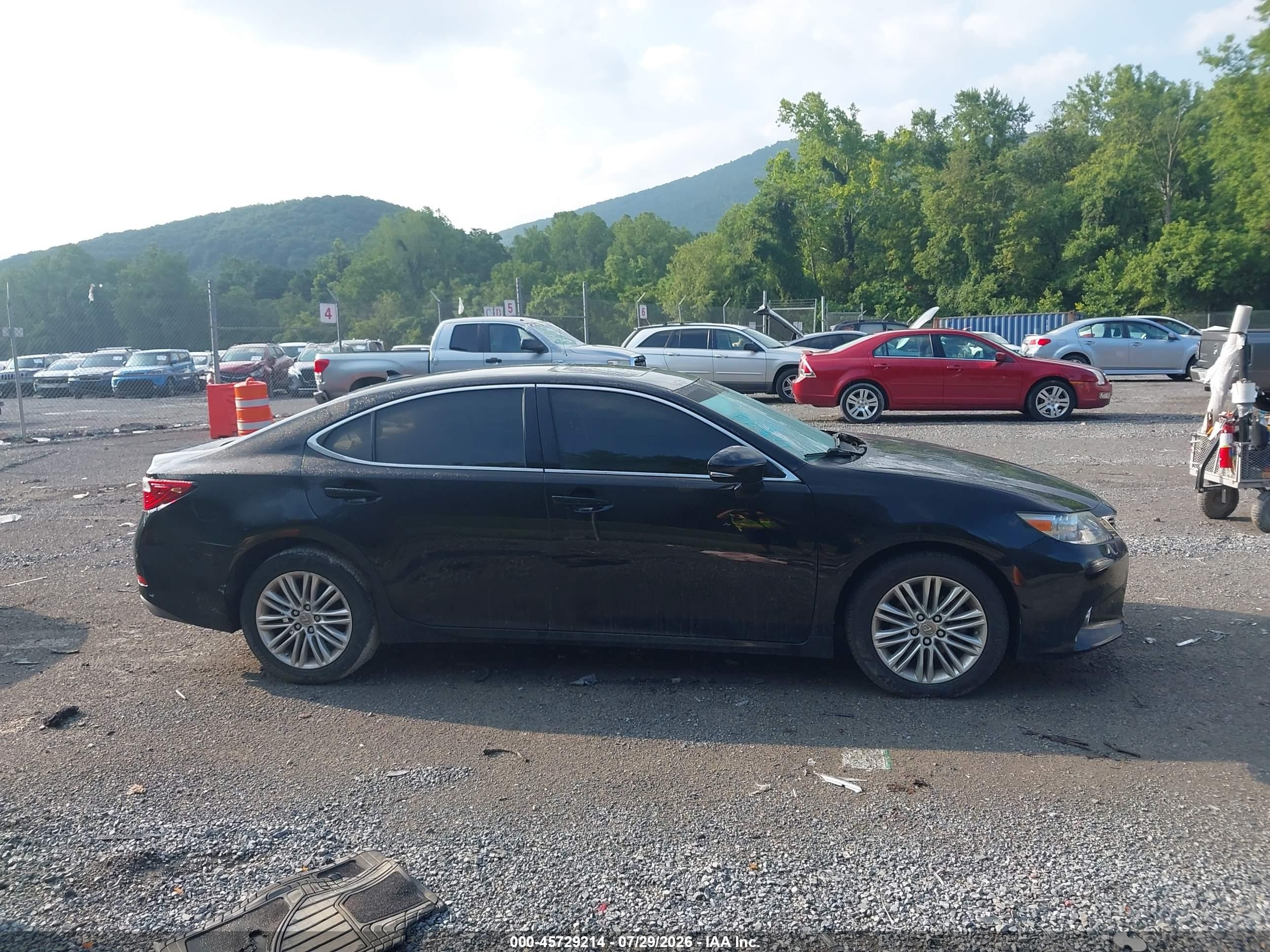 2014 Lexus Es 350 Черный vin: JTHBK1GG8E2145177