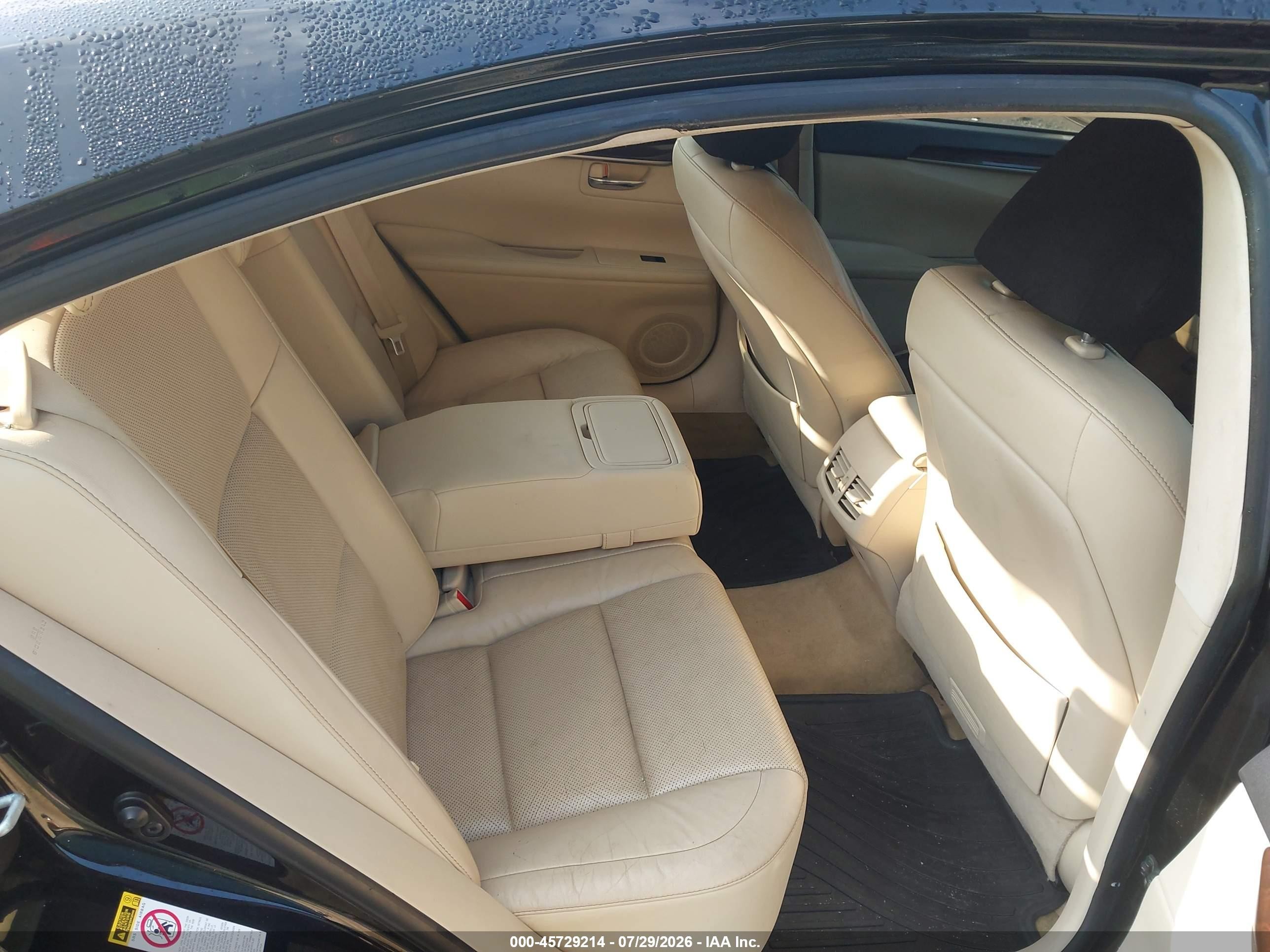 2014 Lexus Es 350 Черный vin: JTHBK1GG8E2145177