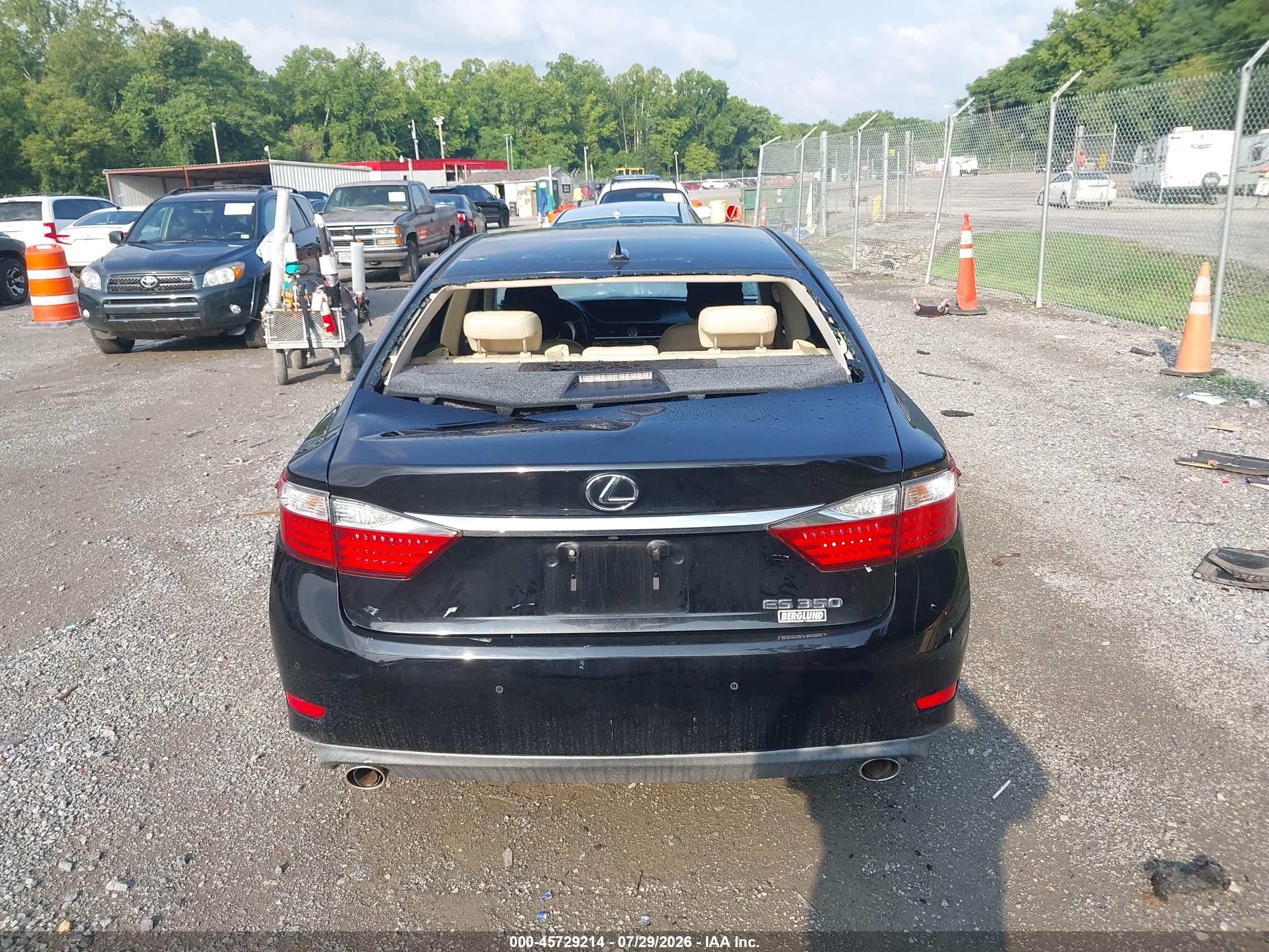2014 Lexus Es 350 Черный vin: JTHBK1GG8E2145177