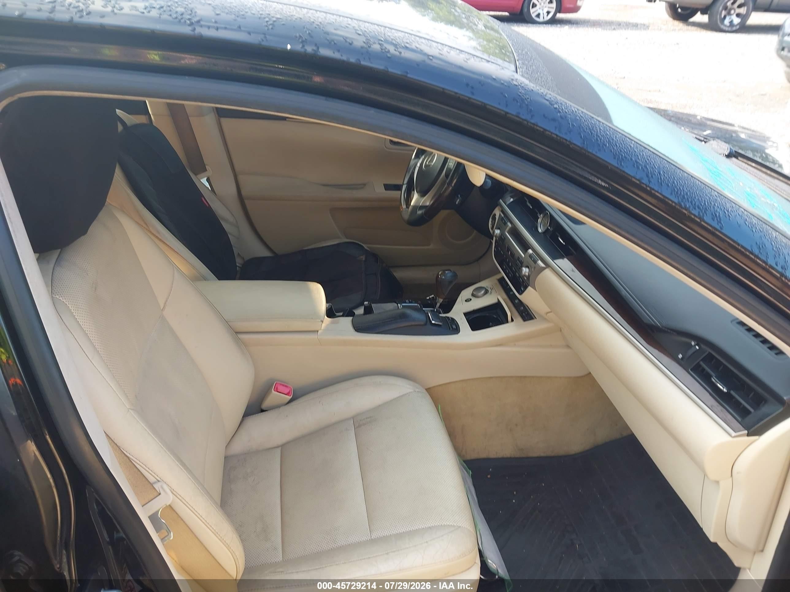 2014 Lexus Es 350 Черный vin: JTHBK1GG8E2145177