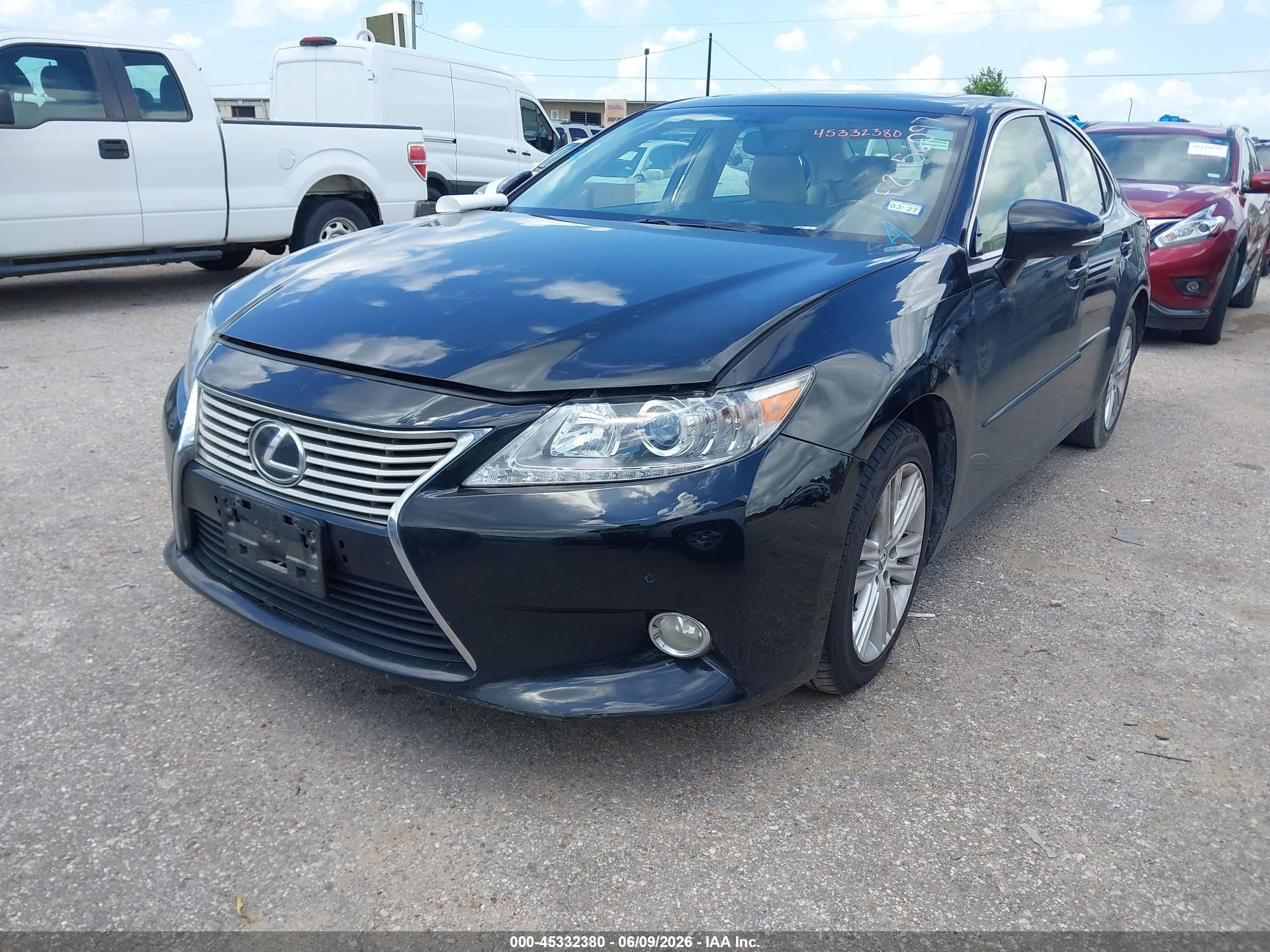 2015 Lexus Es 350   Black vin: JTHBK1GG8F2156097