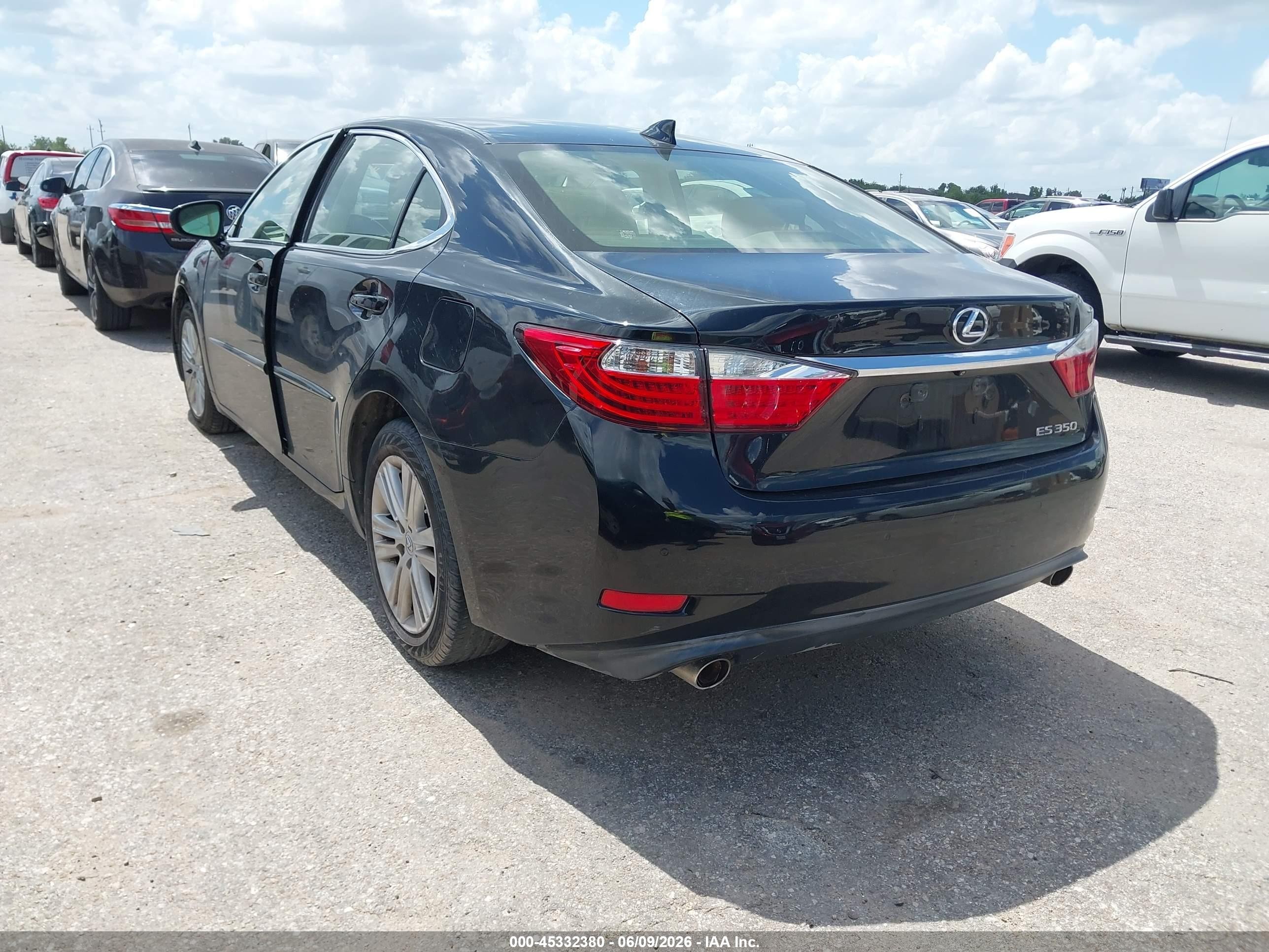 2015 Lexus Es 350   Black vin: JTHBK1GG8F2156097