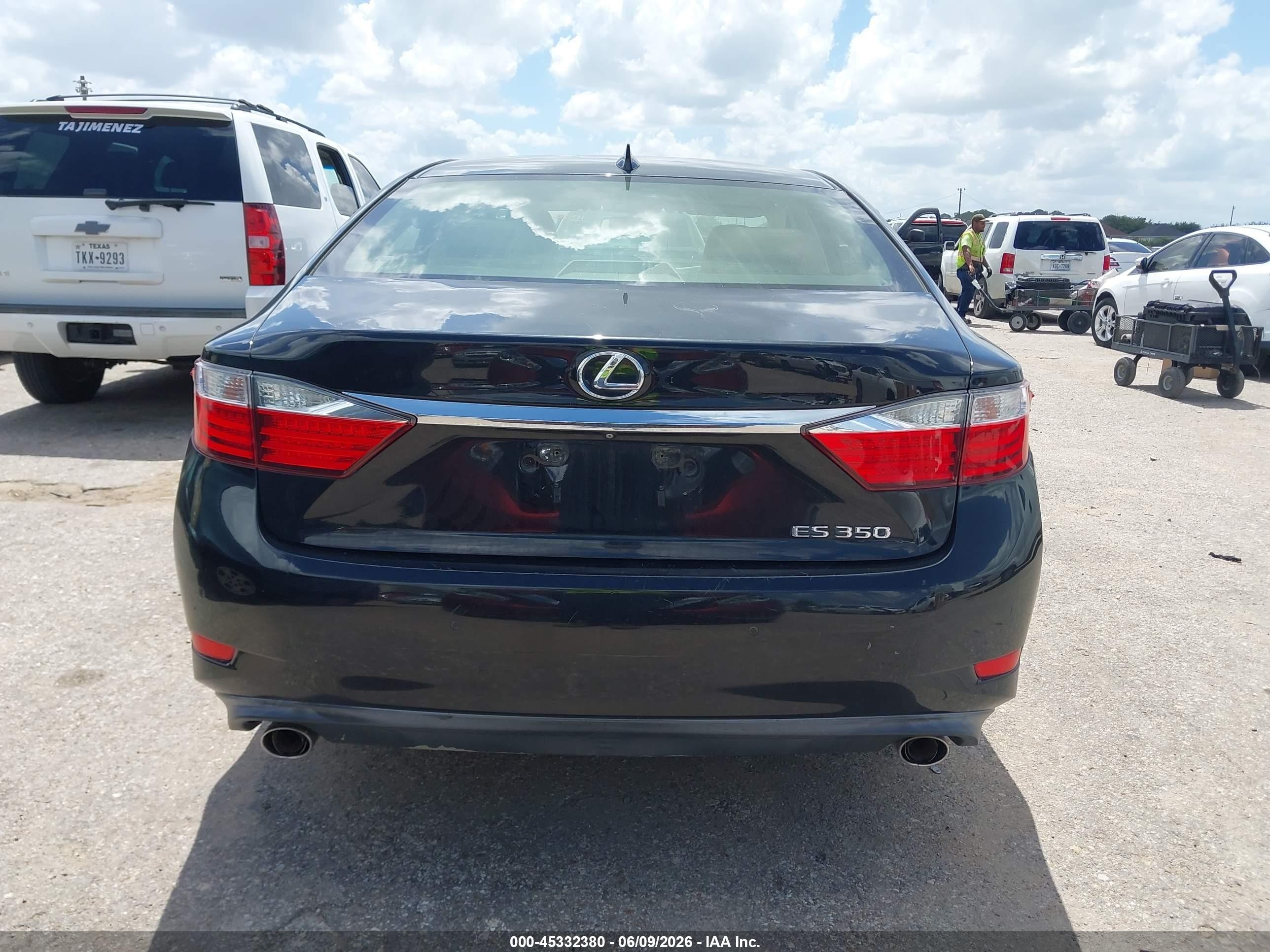 2015 Lexus Es 350   Black vin: JTHBK1GG8F2156097