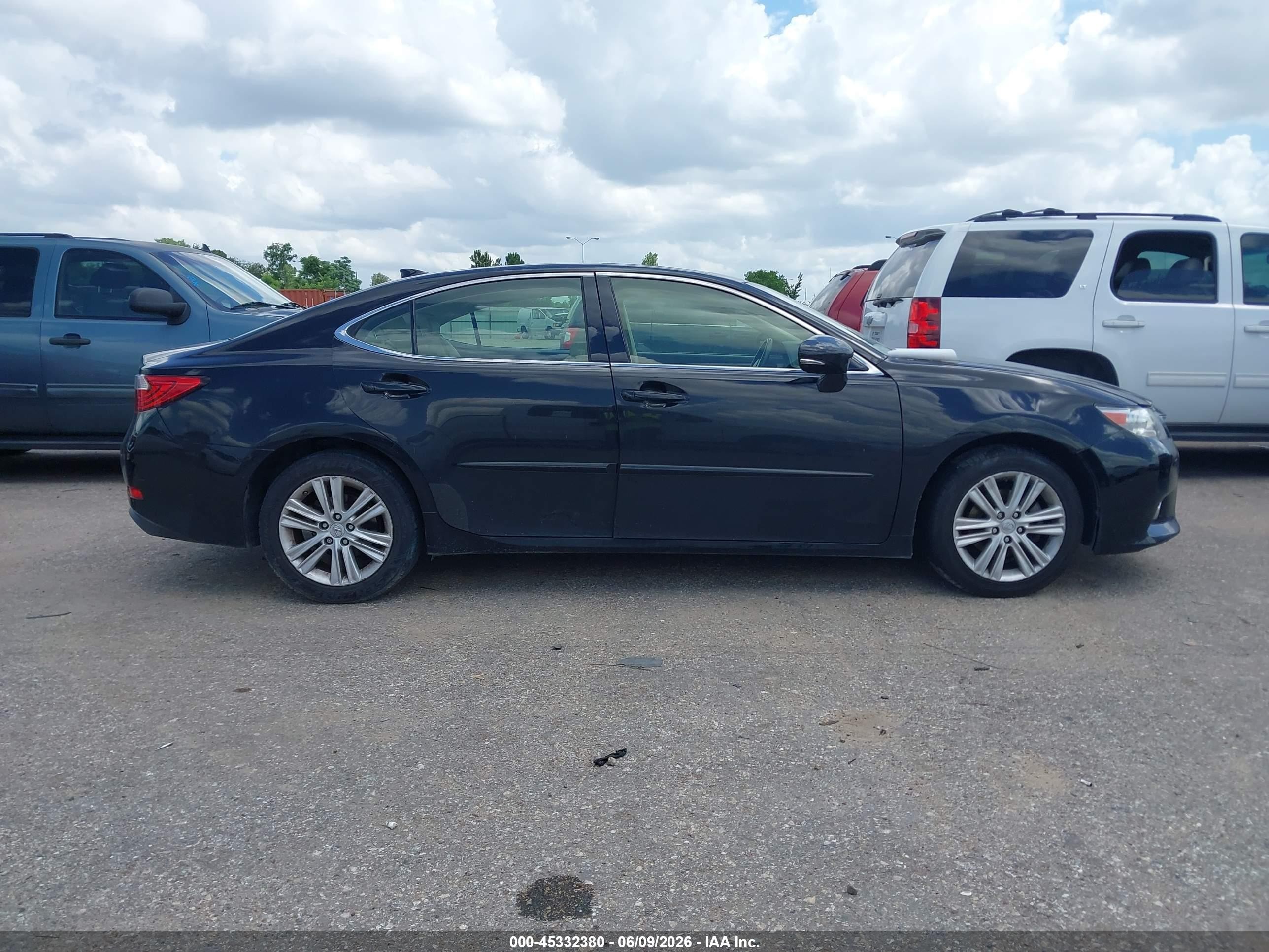 2015 Lexus Es 350   Black vin: JTHBK1GG8F2156097