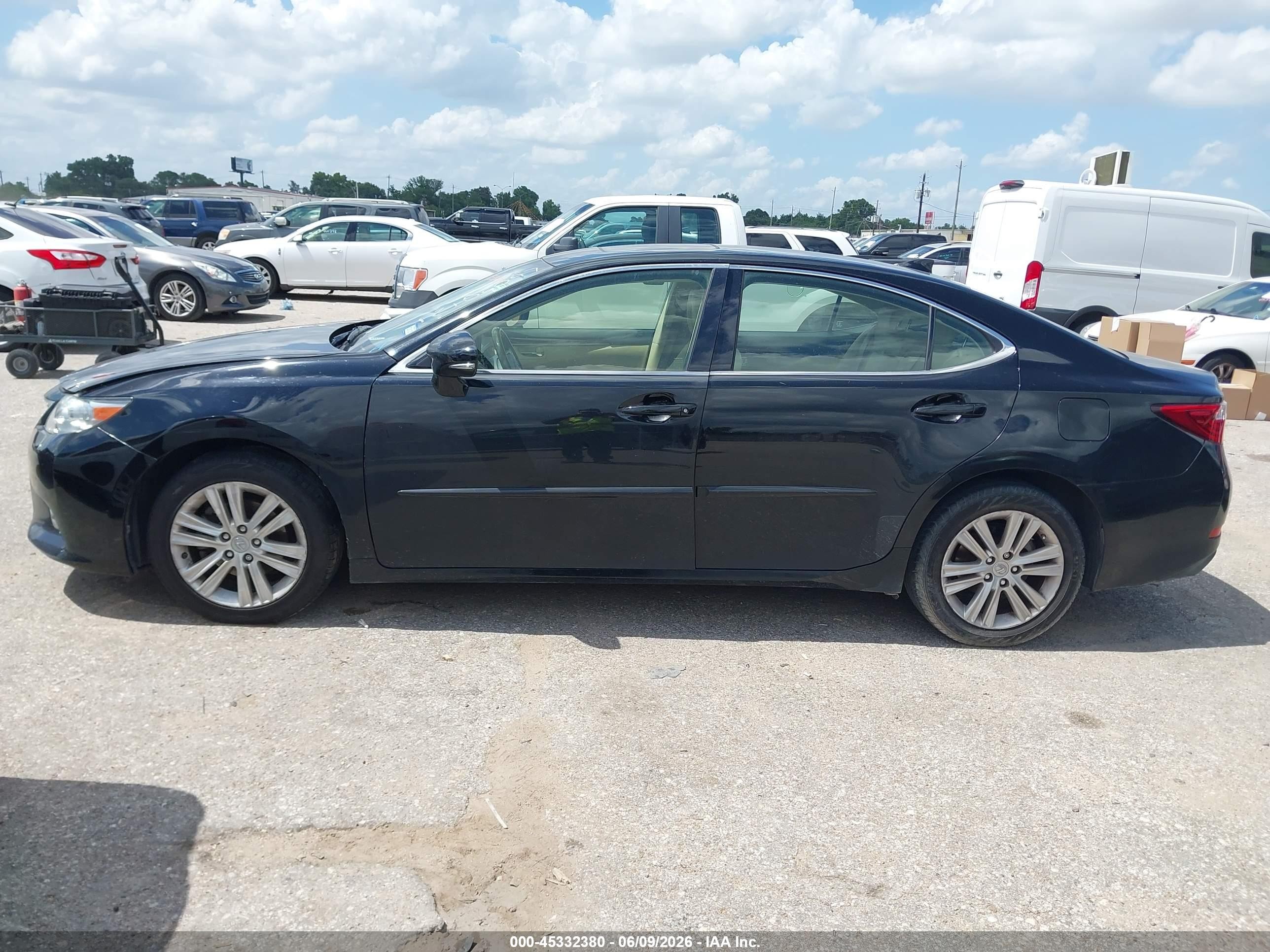 2015 Lexus Es 350   Black vin: JTHBK1GG8F2156097