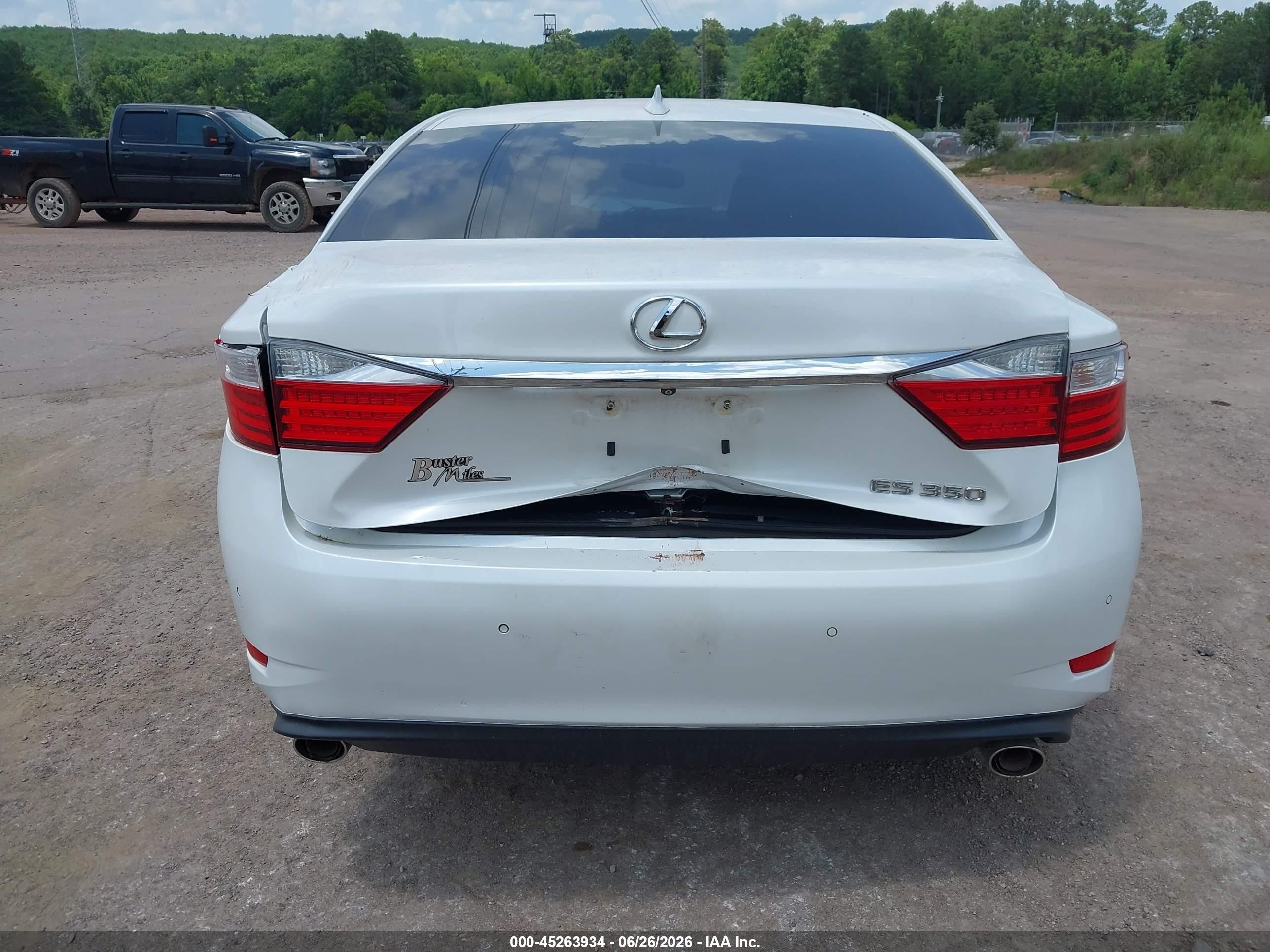 2015 Lexus Es 350   White vin: JTHBK1GG8F2165480