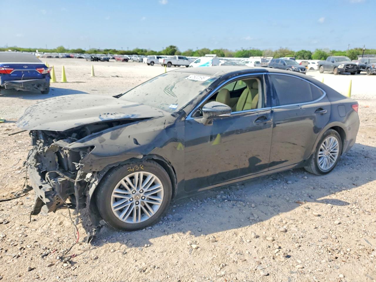 2015 Lexus Es 350 Base Black vin: JTHBK1GG8F2167312