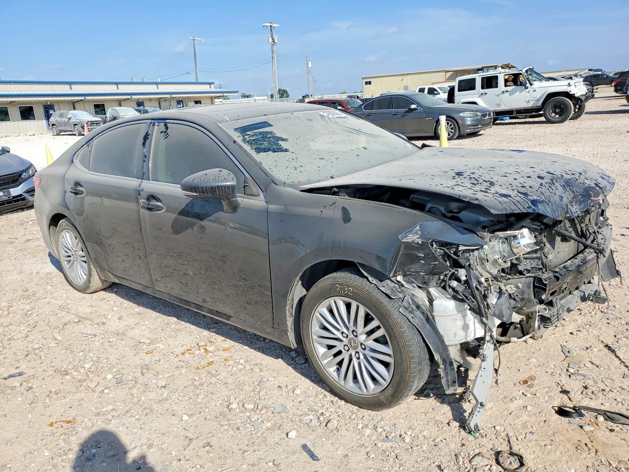 2015 Lexus Es 350 Base Black vin: JTHBK1GG8F2167312