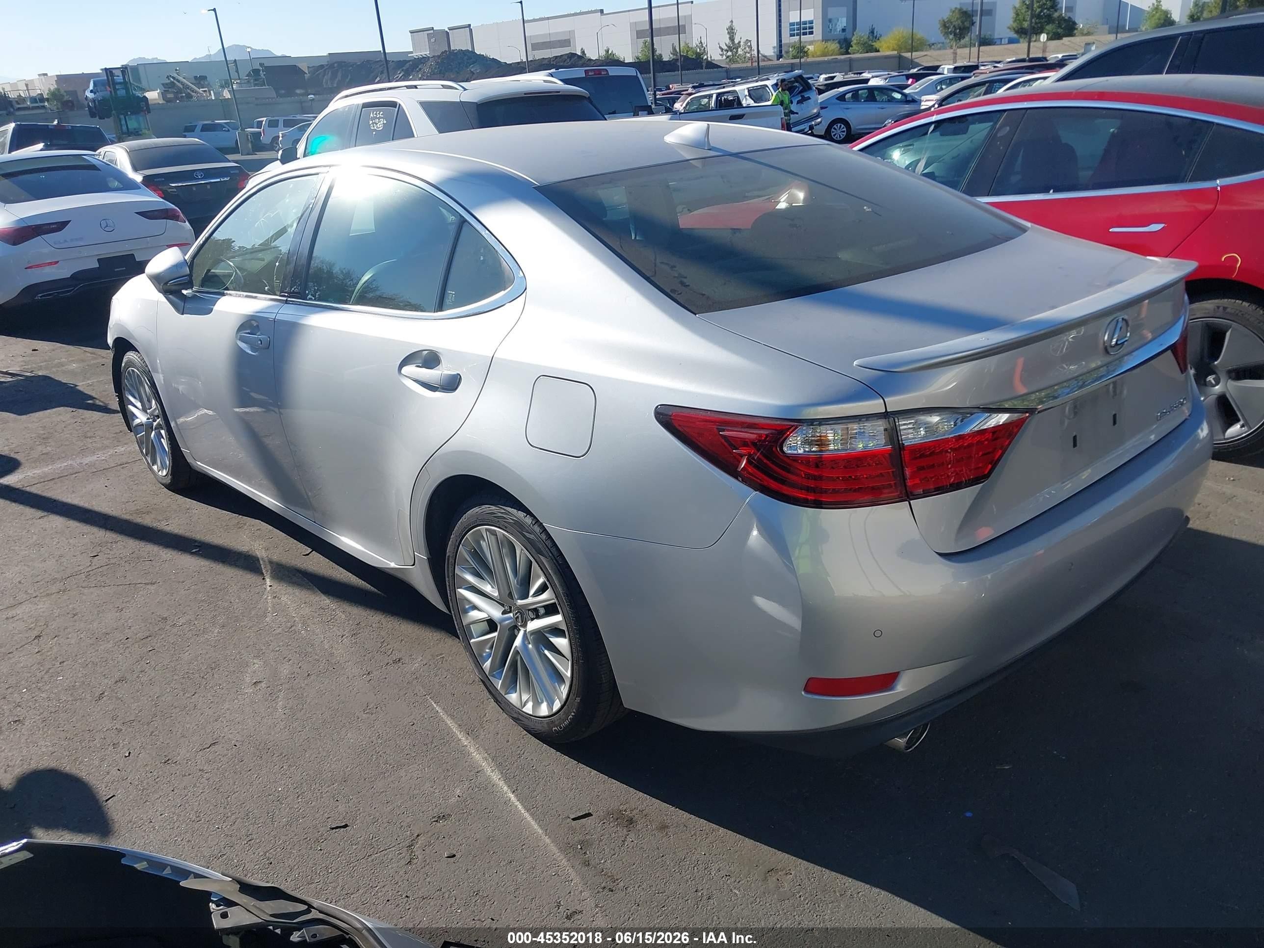 2015 Lexus Es 350   Silver vin: JTHBK1GG8F2169870