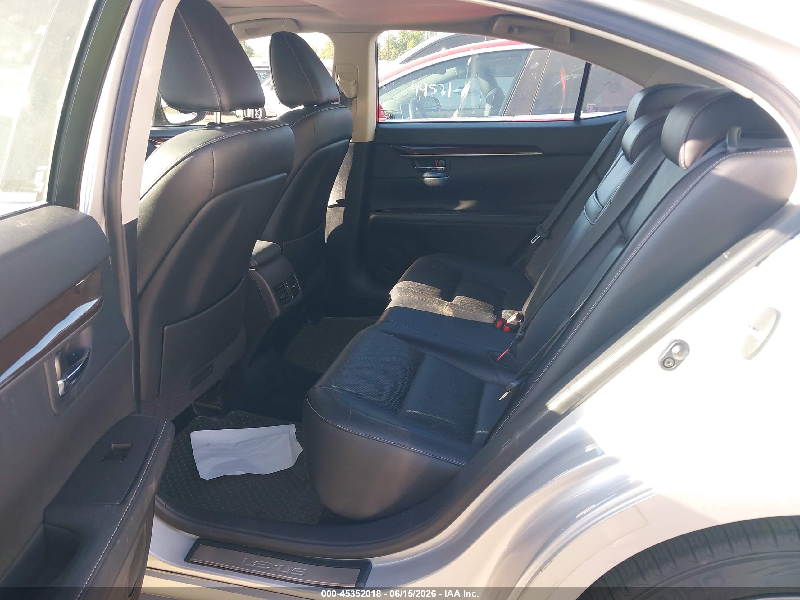 2015 Lexus Es 350   Silver vin: JTHBK1GG8F2169870