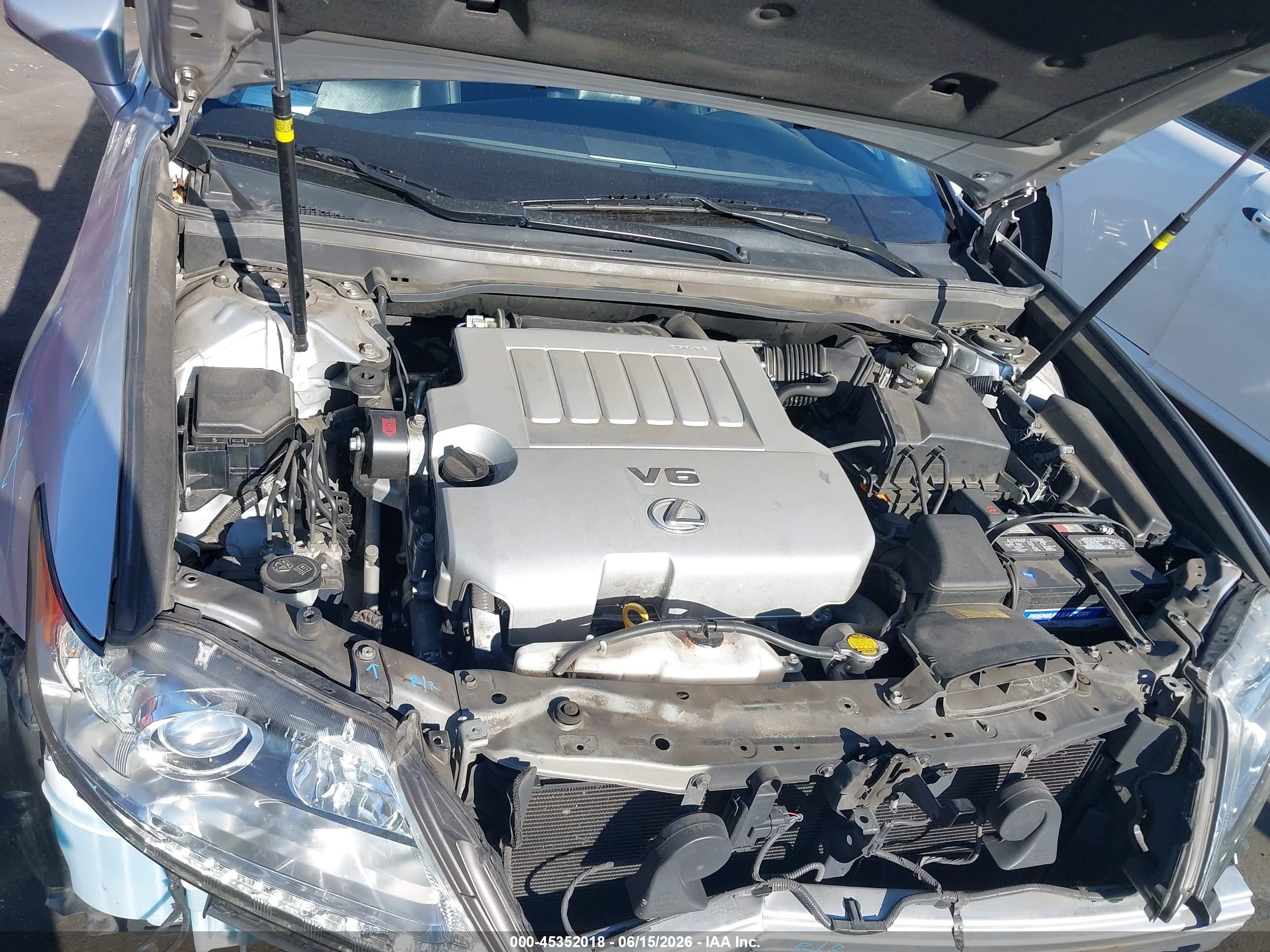 2015 Lexus Es 350   Silver vin: JTHBK1GG8F2169870
