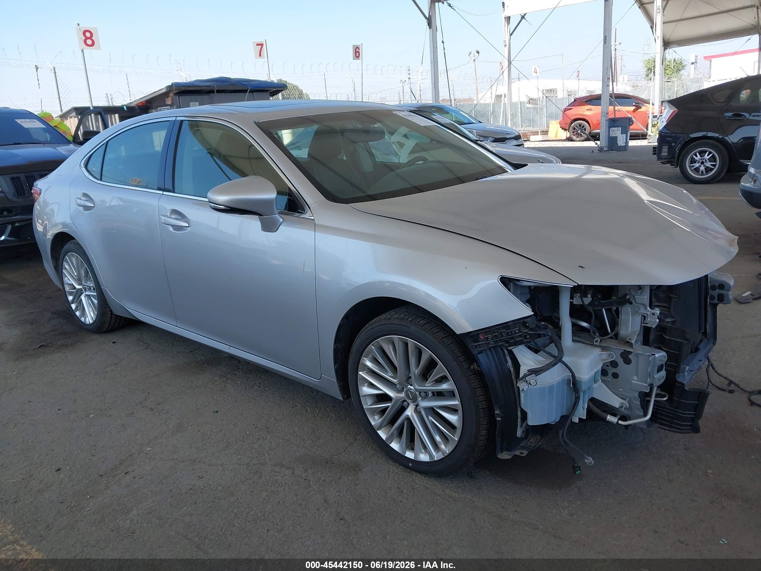 2015 Lexus Es 350   Silver vin: JTHBK1GG8F2183221