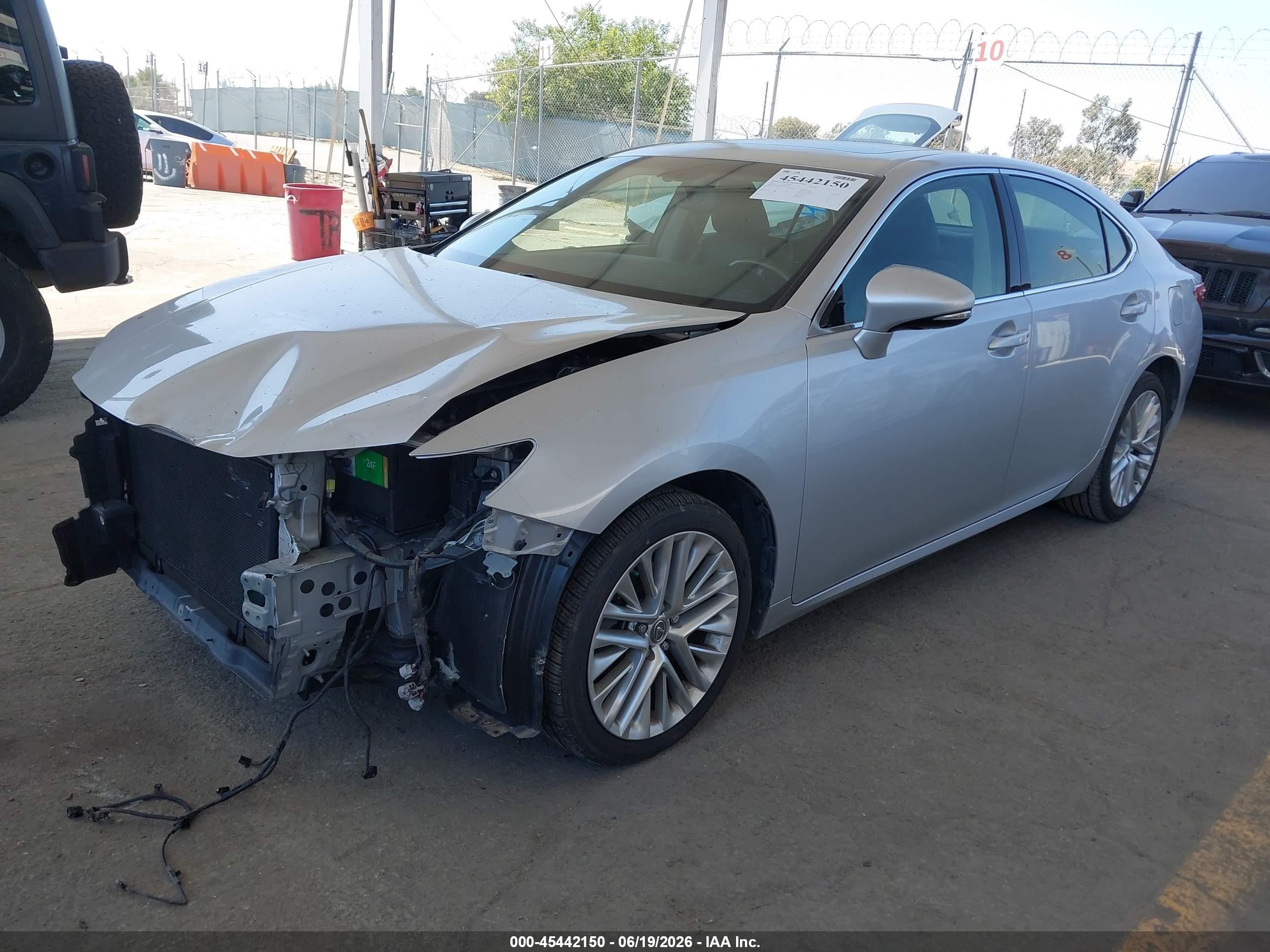 2015 Lexus Es 350   Silver vin: JTHBK1GG8F2183221
