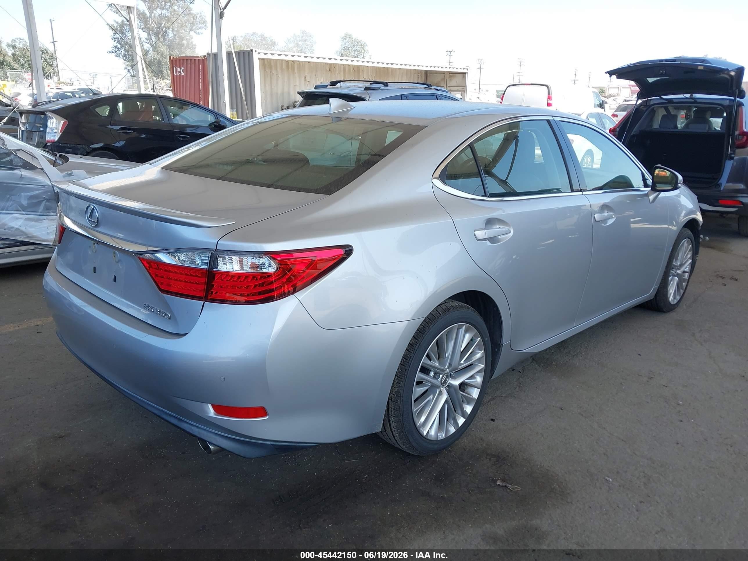 2015 Lexus Es 350   Silver vin: JTHBK1GG8F2183221