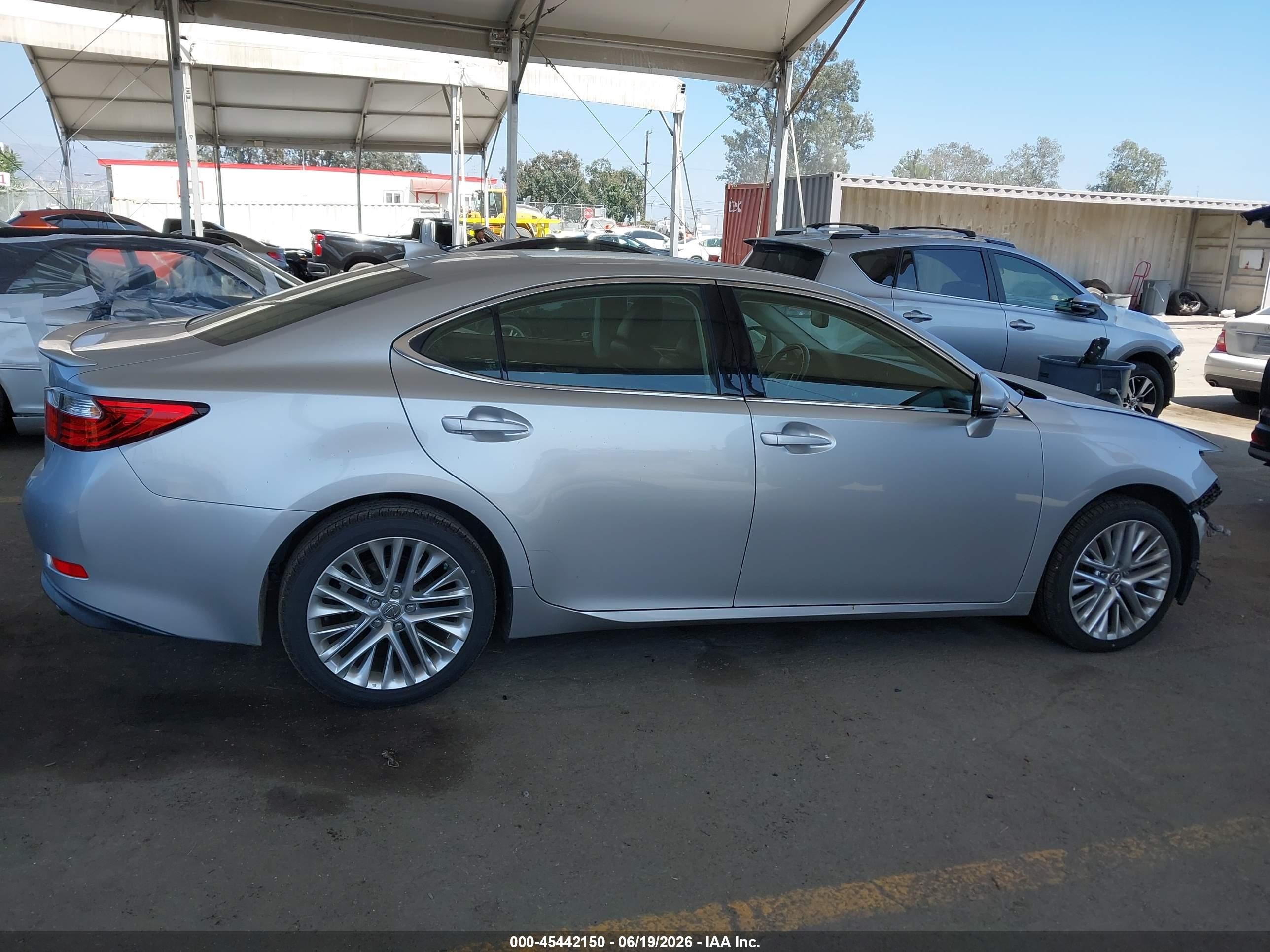 2015 Lexus Es 350   Silver vin: JTHBK1GG8F2183221