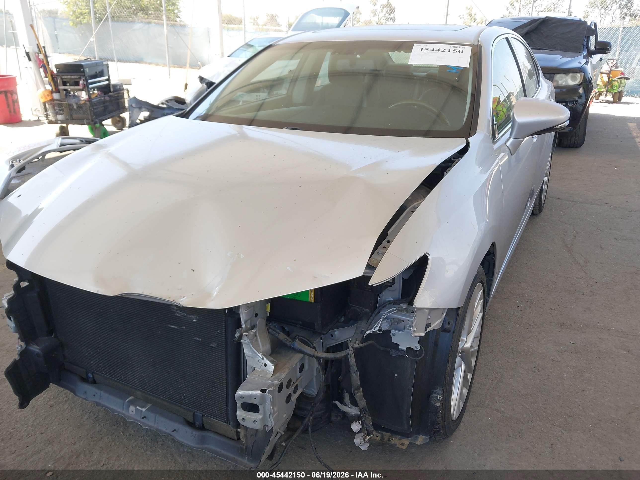 2015 Lexus Es 350   Silver vin: JTHBK1GG8F2183221