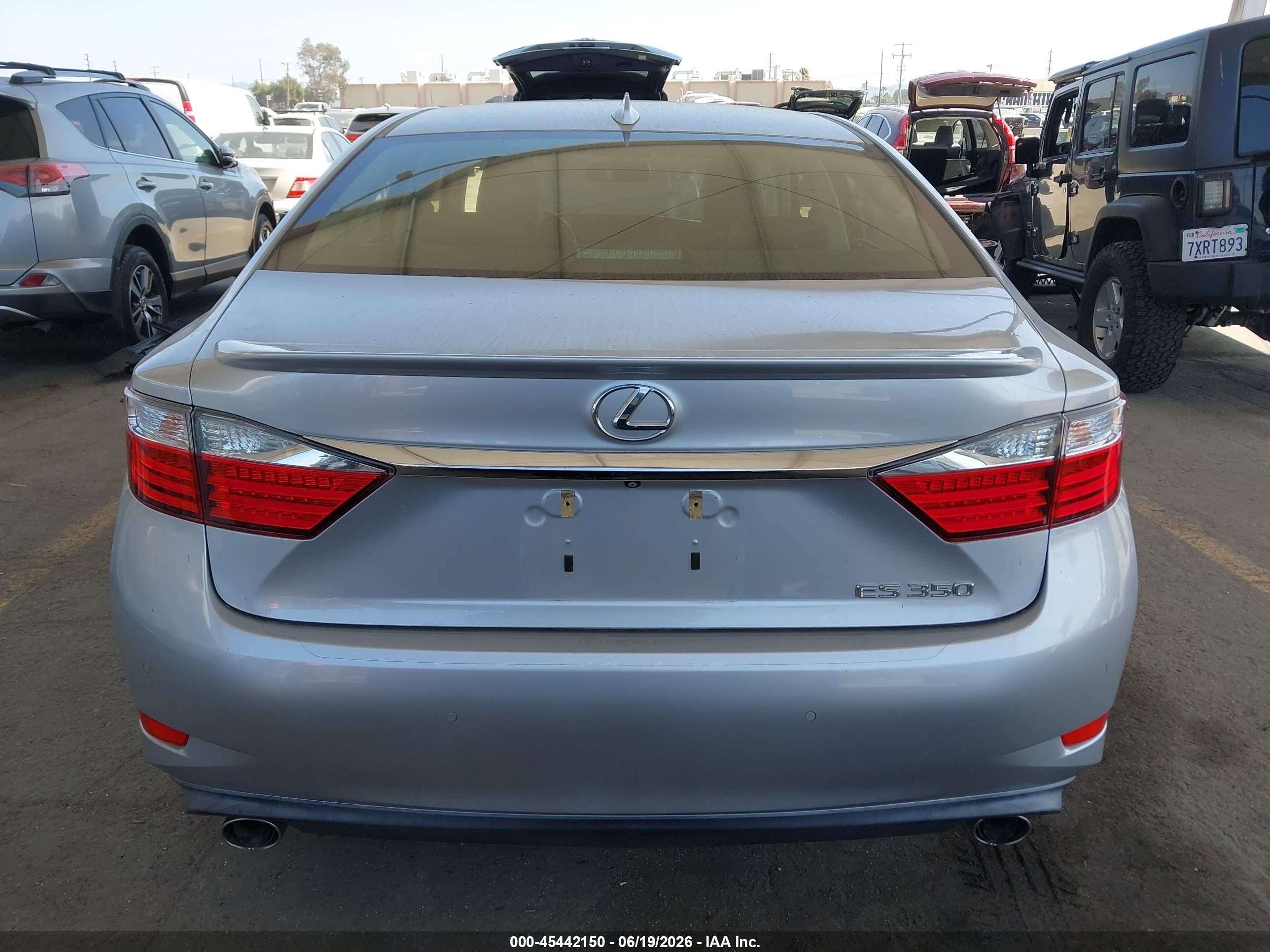 2015 Lexus Es 350   Silver vin: JTHBK1GG8F2183221