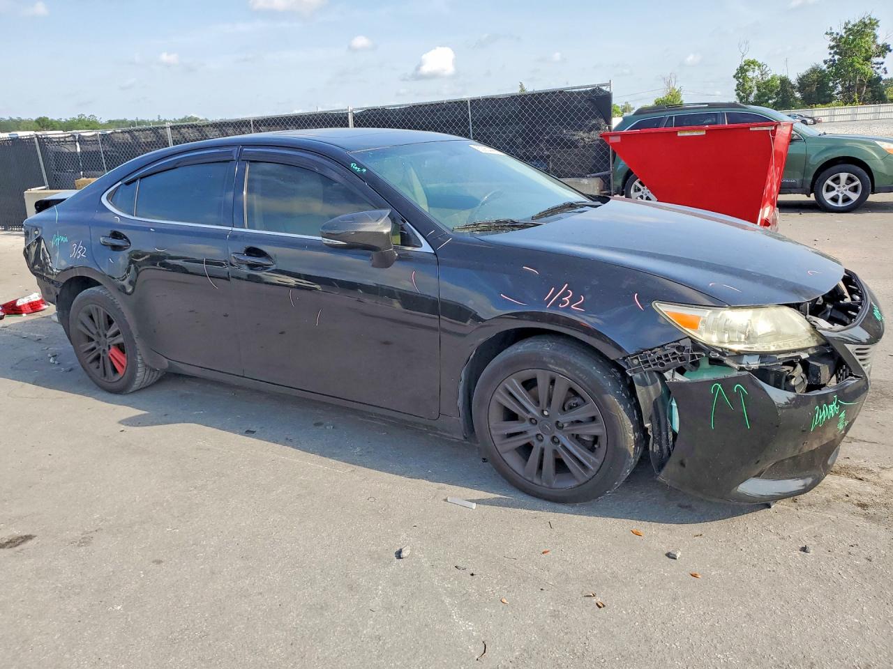 2015 Lexus Es 350 Black vin: JTHBK1GG8F2191643