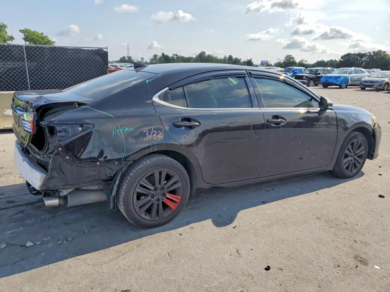 2015 Lexus Es 350 Black vin: JTHBK1GG8F2191643