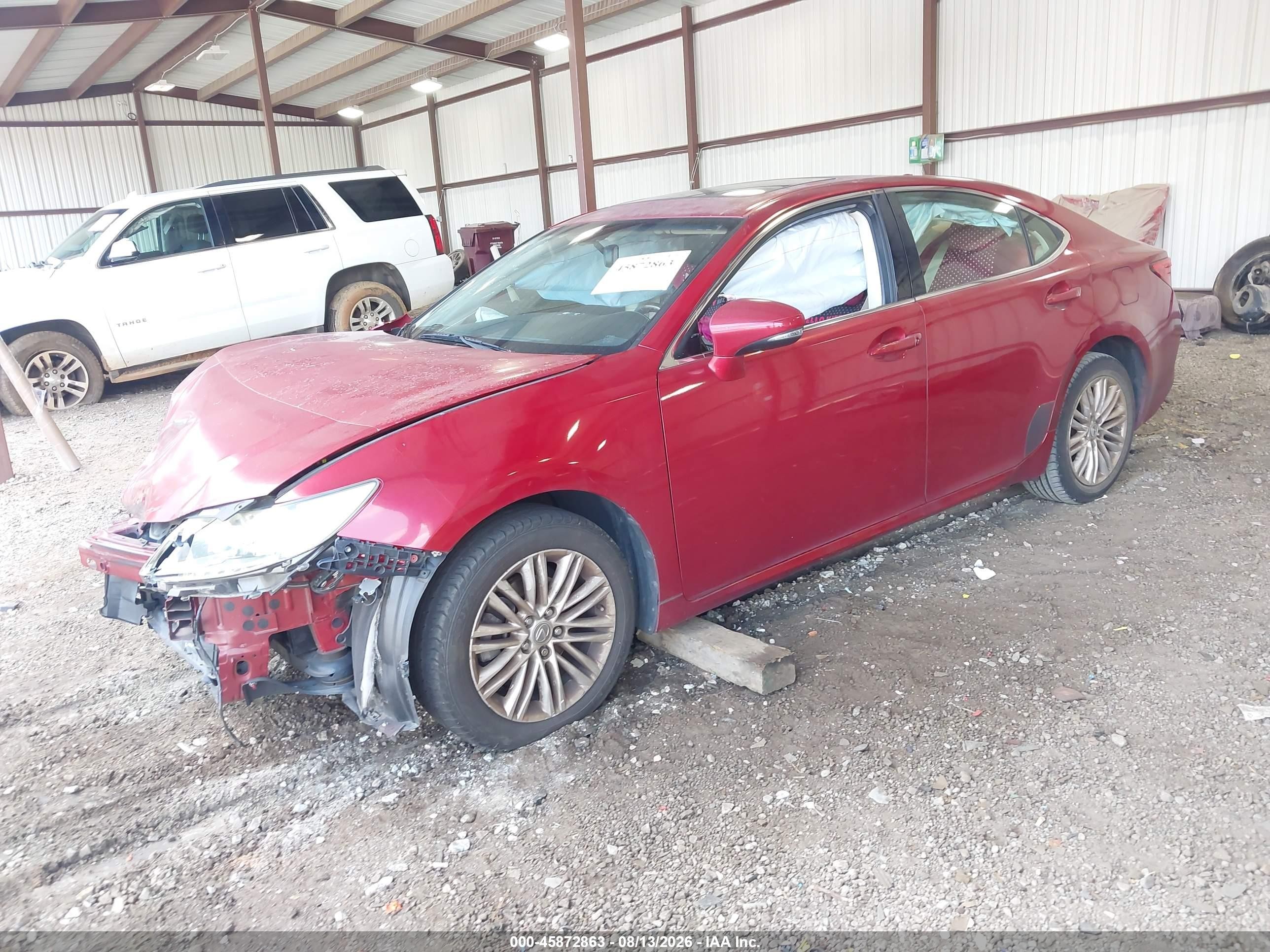 2015 Lexus Es 350   Red vin: JTHBK1GG8F2193618