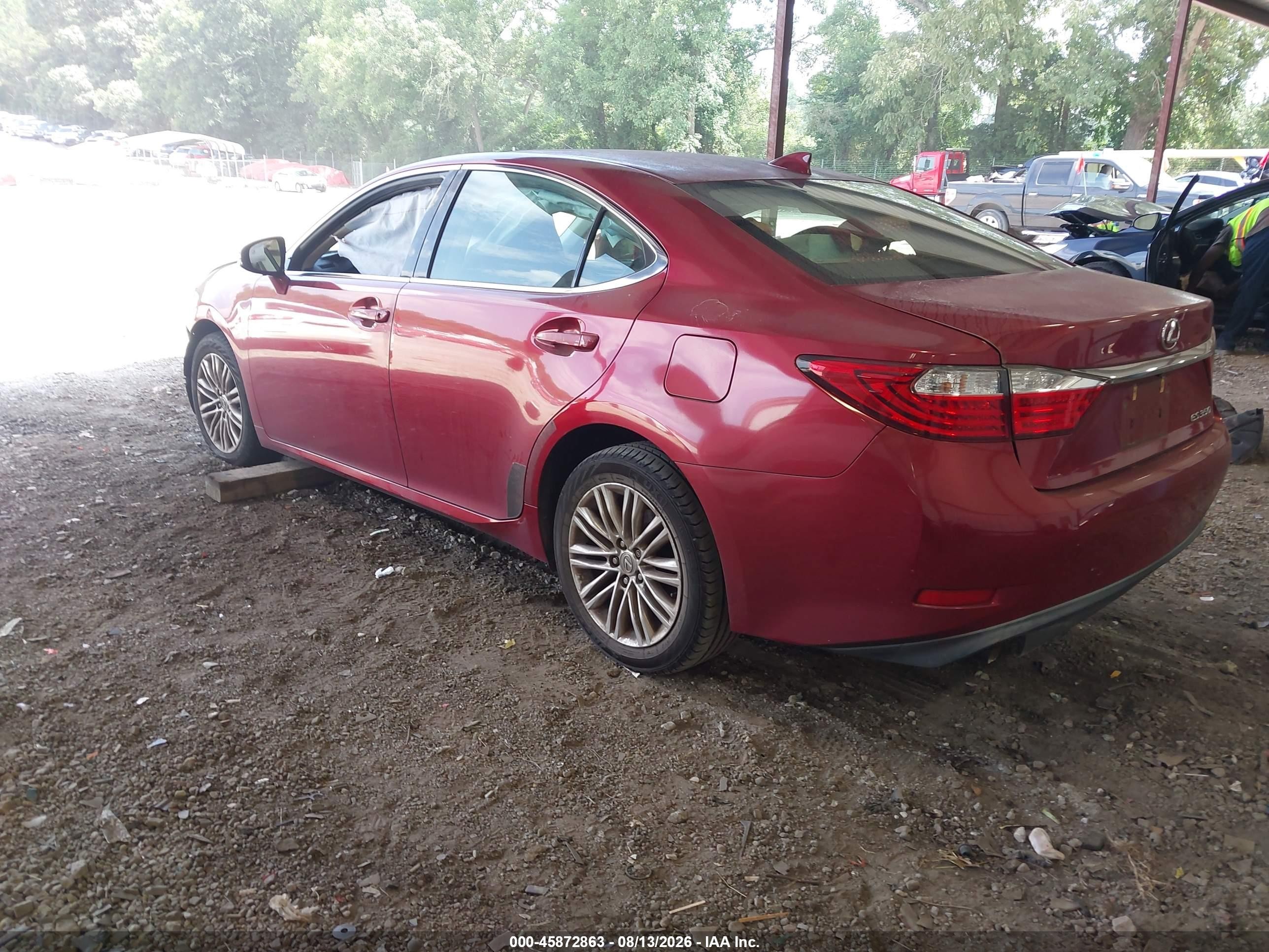 2015 Lexus Es 350   Red vin: JTHBK1GG8F2193618
