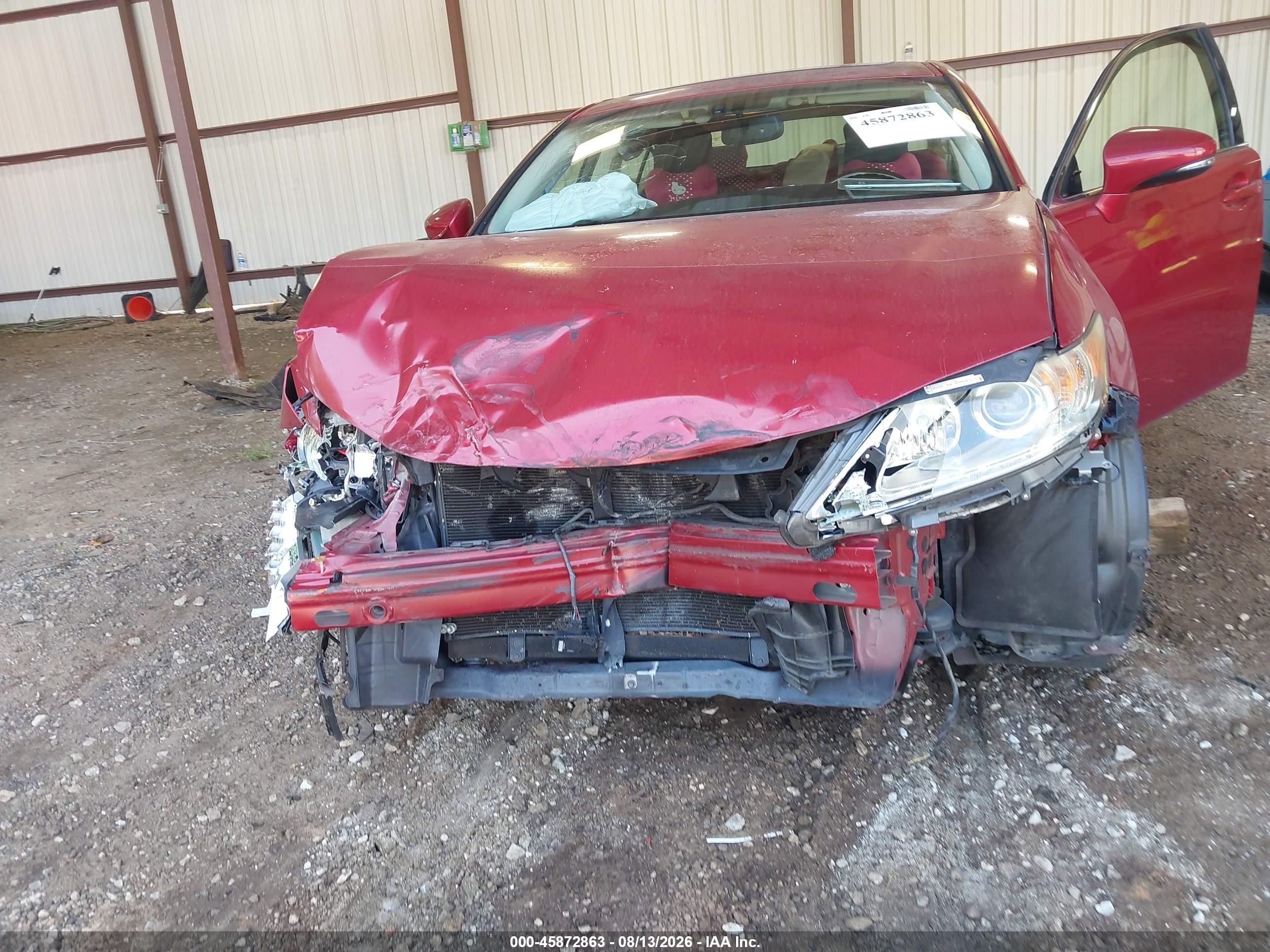 2015 Lexus Es 350   Red vin: JTHBK1GG8F2193618