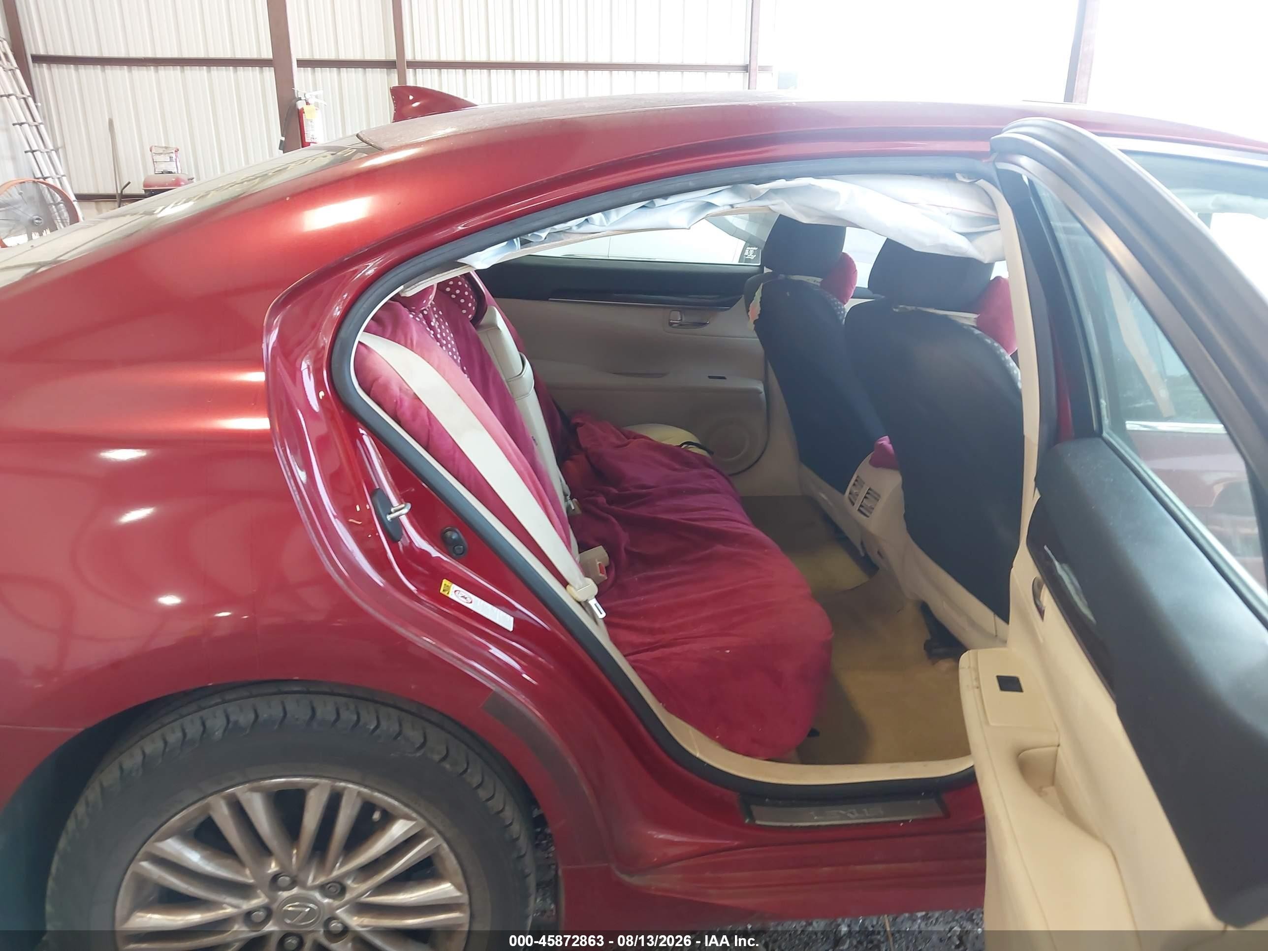 2015 Lexus Es 350   Red vin: JTHBK1GG8F2193618