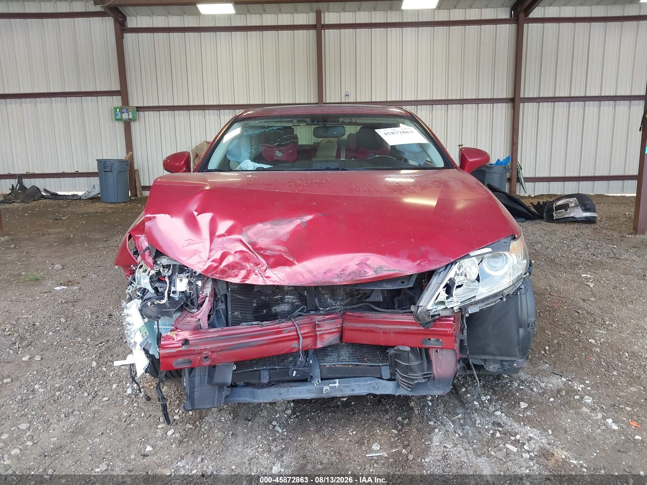 2015 Lexus Es 350   Red vin: JTHBK1GG8F2193618
