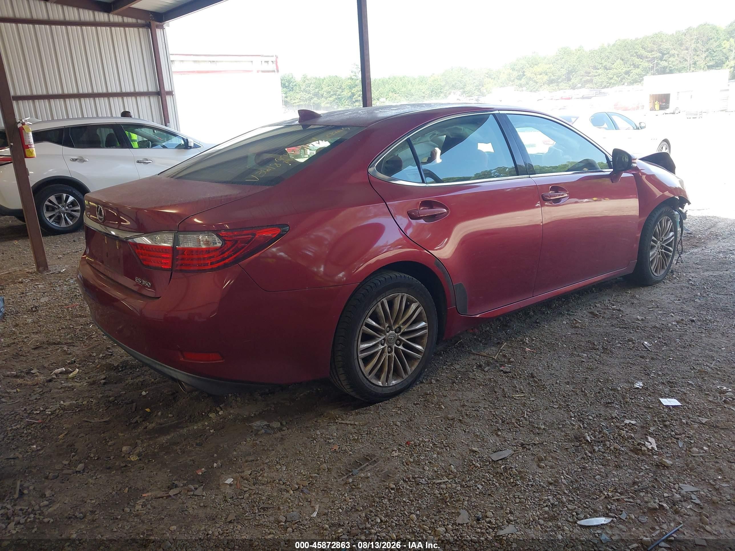 2015 Lexus Es 350   Red vin: JTHBK1GG8F2193618