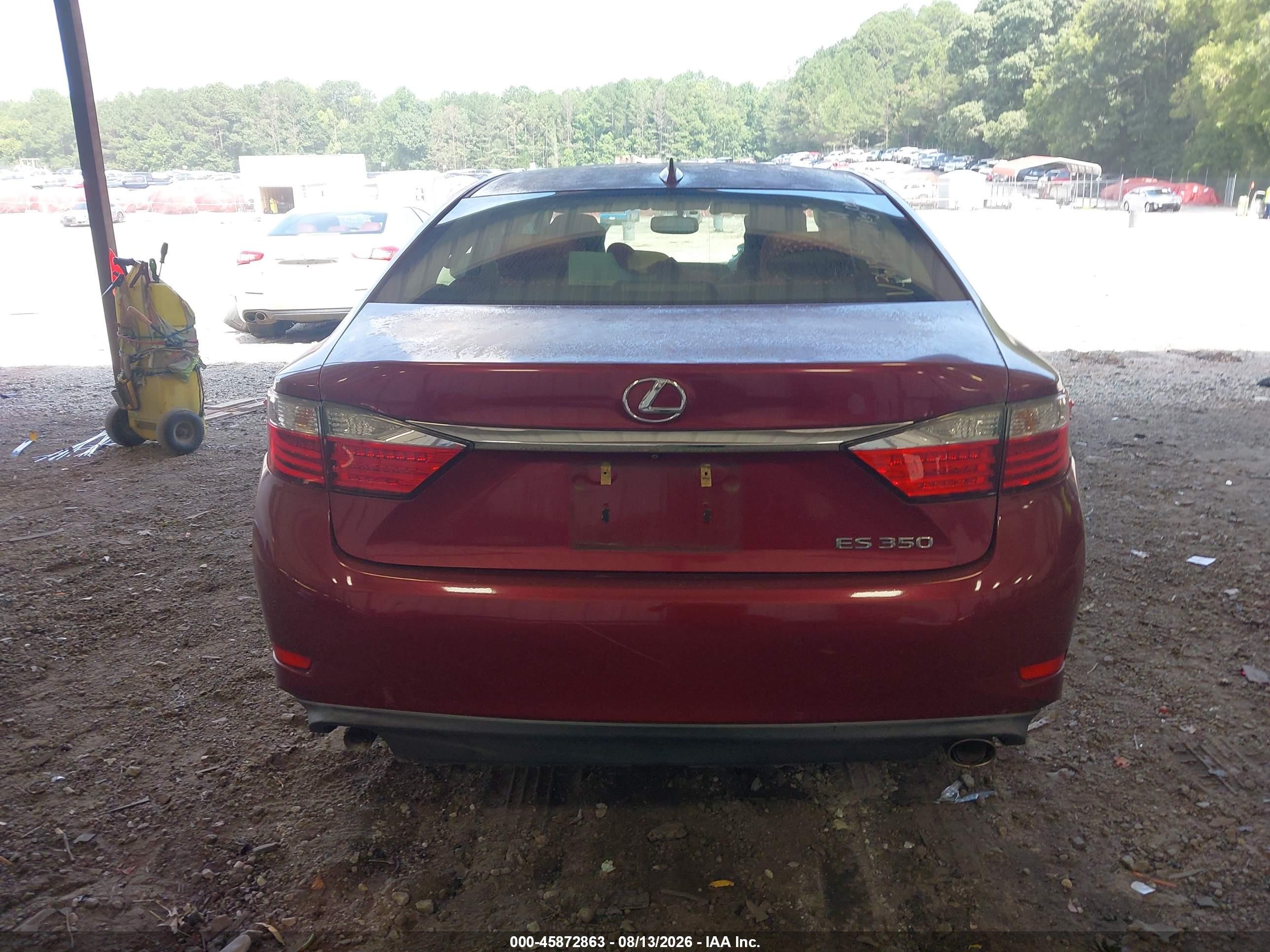 2015 Lexus Es 350   Red vin: JTHBK1GG8F2193618