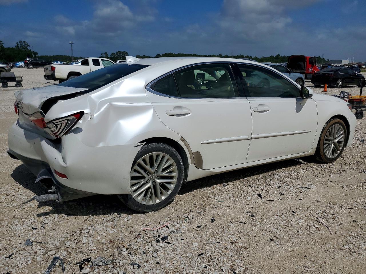 2015 Lexus Es 350 White vin: JTHBK1GG8F2201510