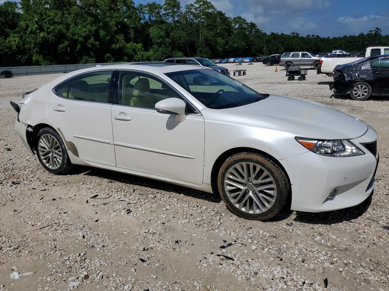 2015 Lexus Es 350 White vin: JTHBK1GG8F2201510