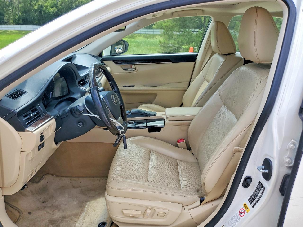2015 Lexus Es 350 White vin: JTHBK1GG8F2201510